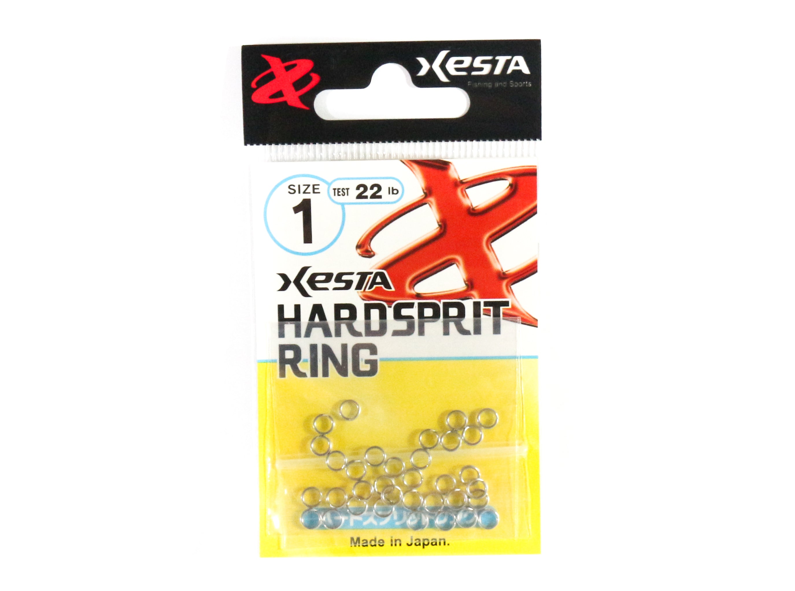 Xesta Hard Split Ring Size 1, 22lb, 34 pieces (4868)