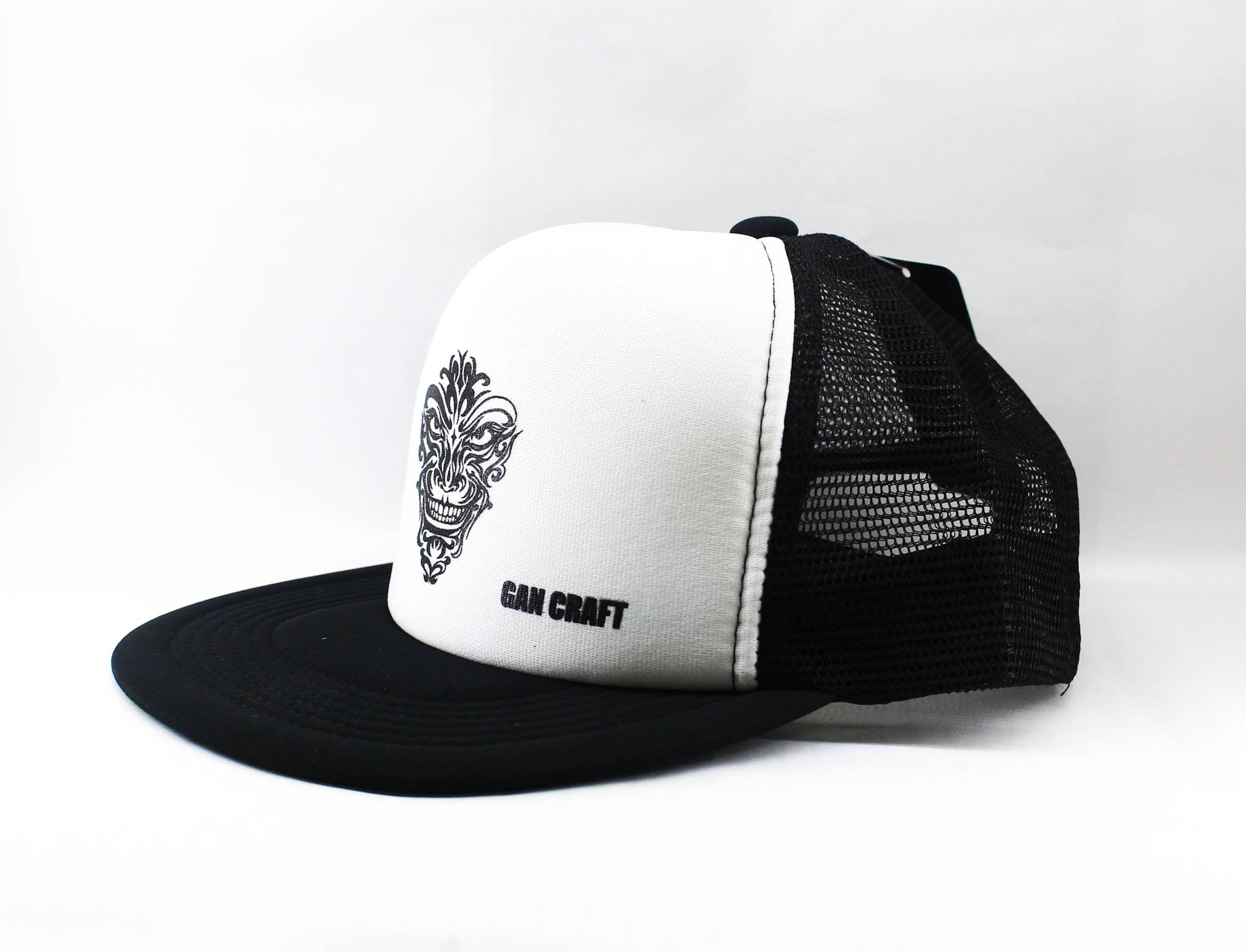 Gan Craft Mesh Cap Original Logo Free Size Black (4009)