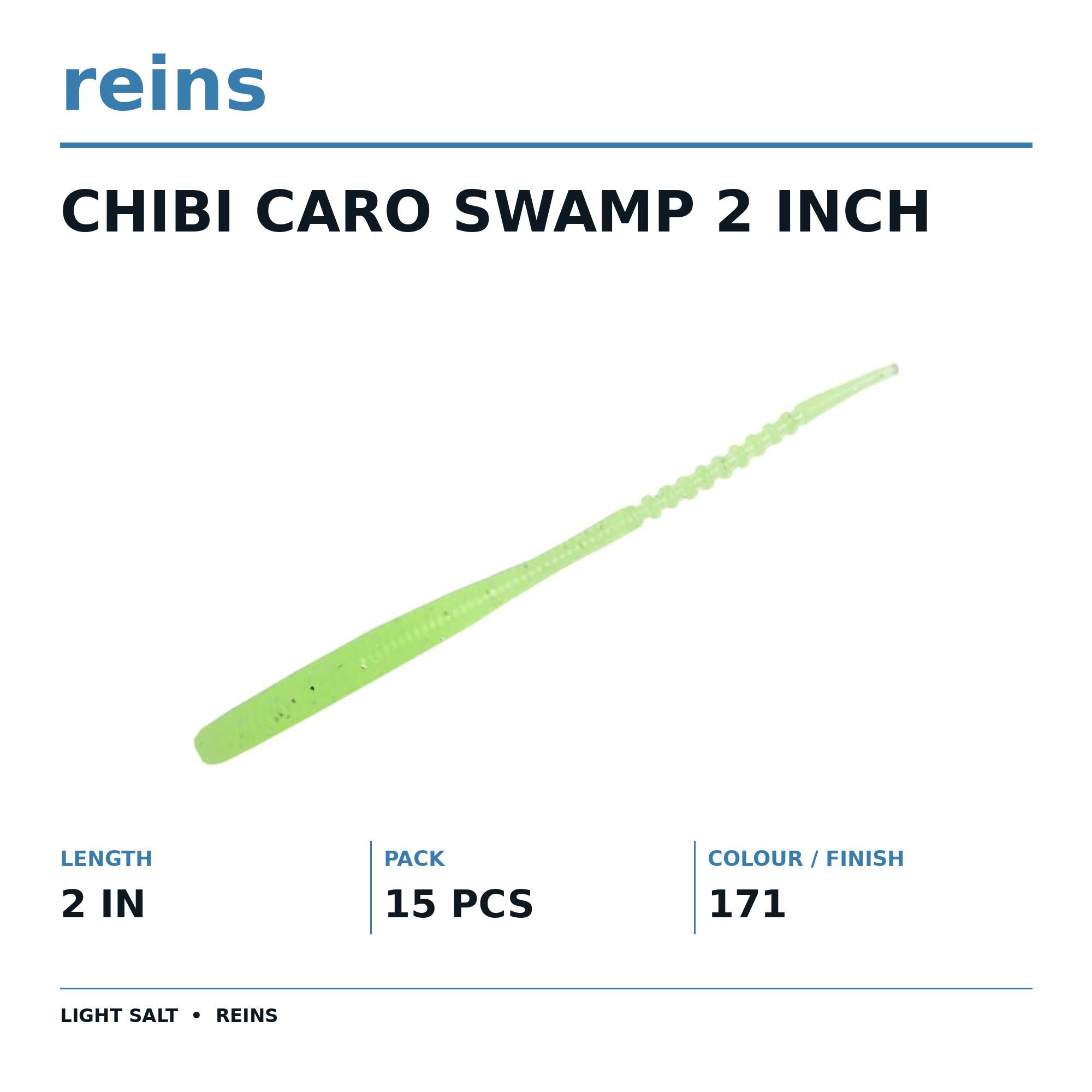 Reins Soft Plastic Chibi Caro Swap 2 Inch 15 pieces 171 (2476)