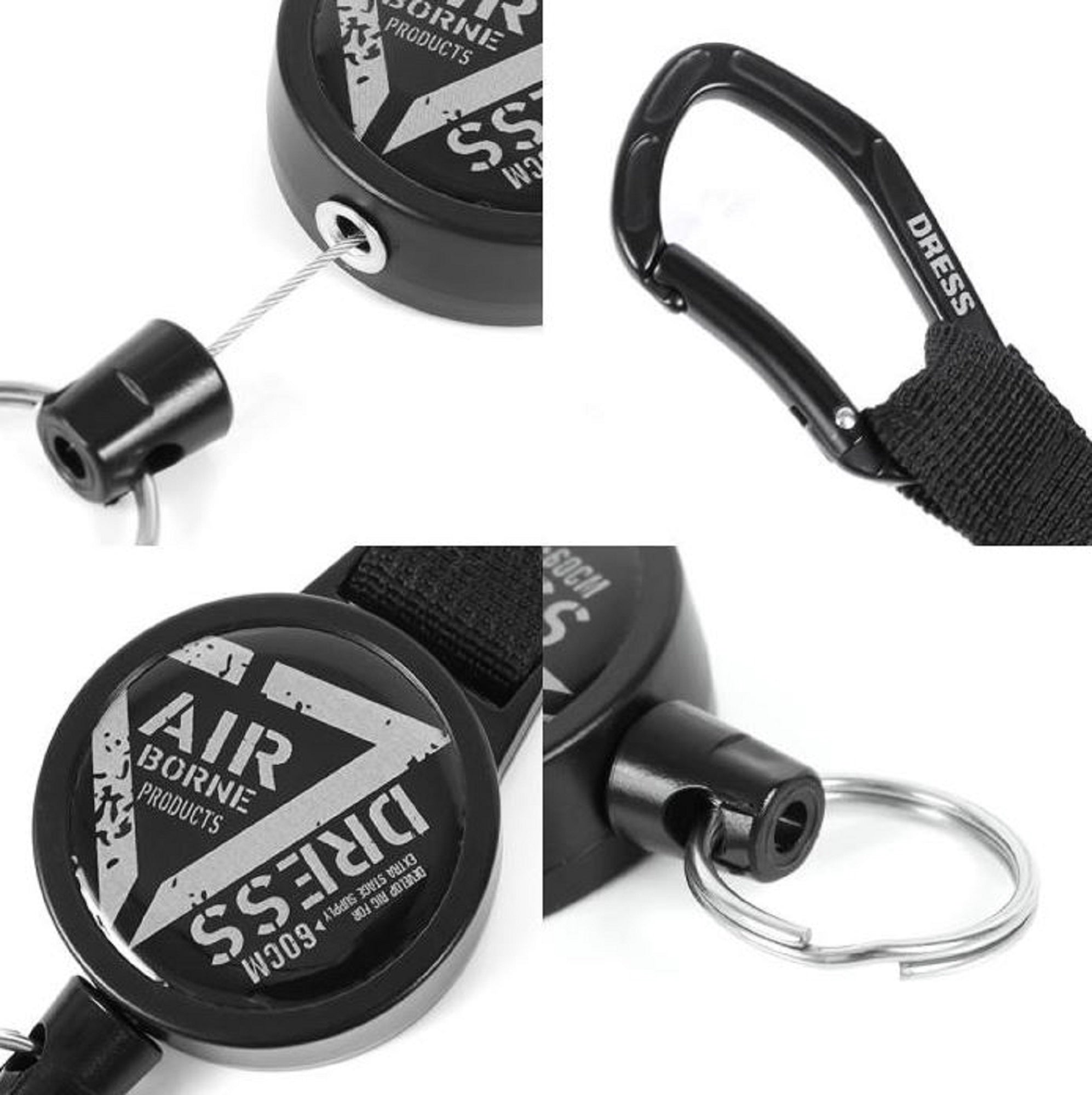 Dress Carabiner Pin On Reel (0049)