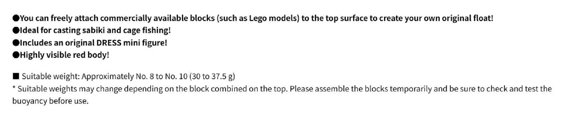 Dress Block Float Red (2357)