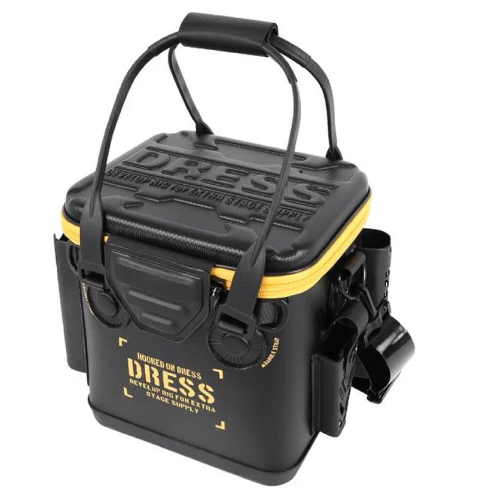 Dress Tackle Box Bakkan Micro 210 x 250 x 270mm 12L Black Orange (7741)