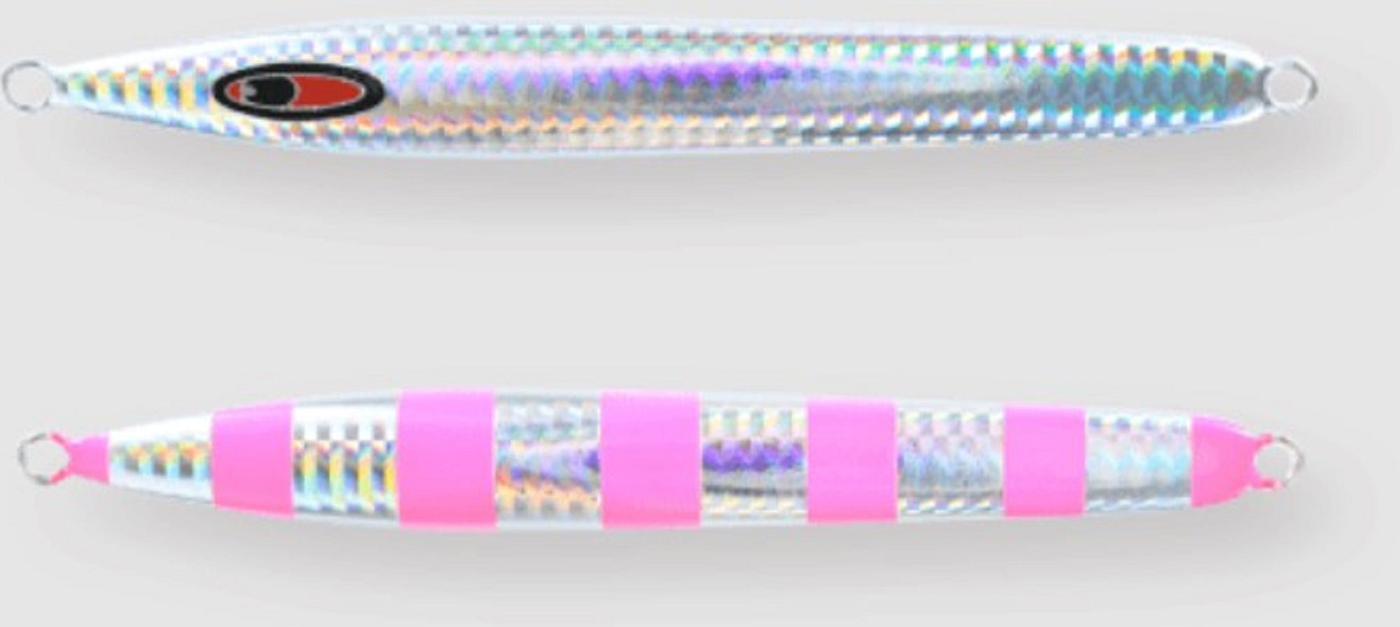 Seafloor Control Metal Jig Arc 170 grams Zebra Pink GR (0906)