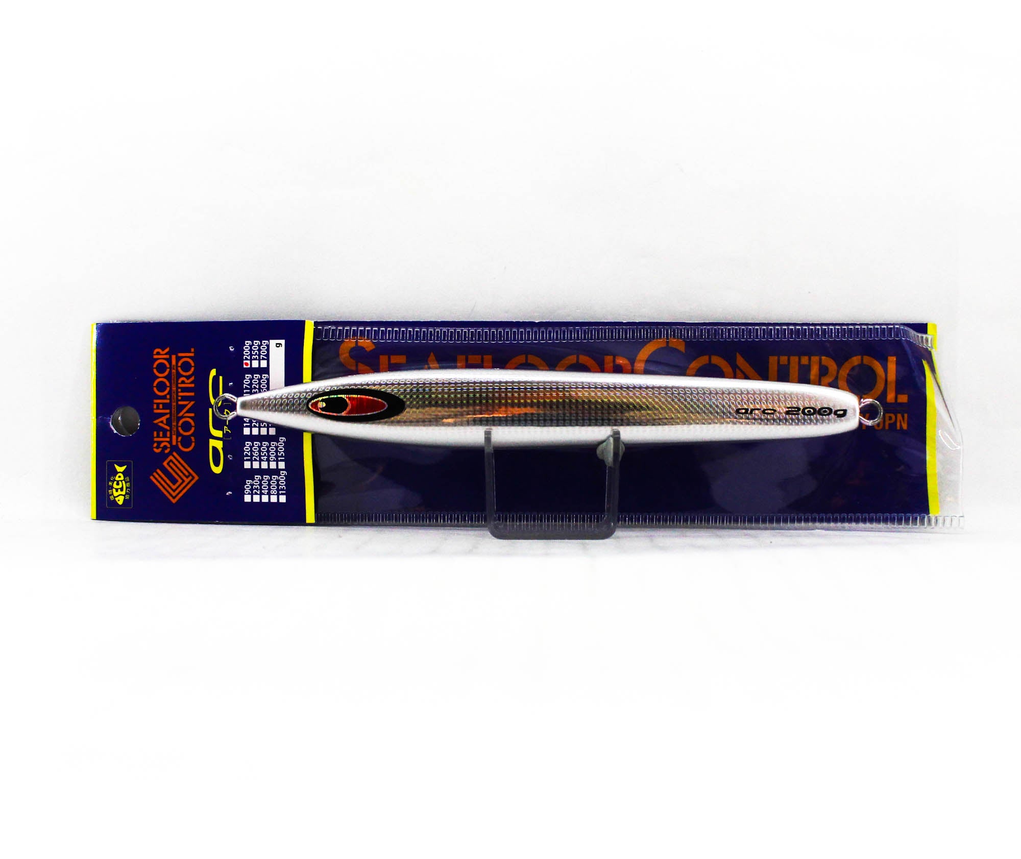 Seafloor Control Metal Jig Arc 200 grams Zebra Pink GR (0913)
