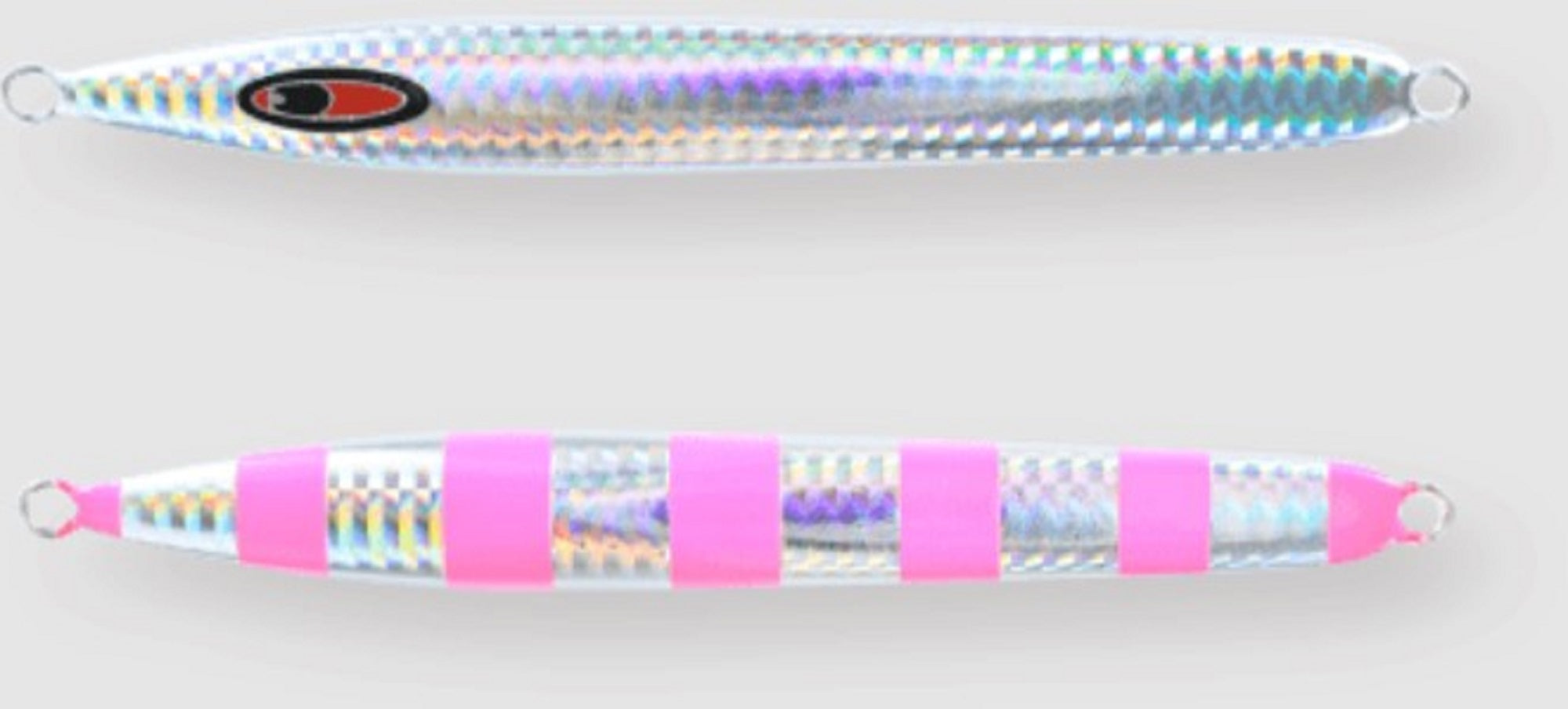 Seafloor Control Metal Jig Arc 350 grams Zebra Pink GR (0968)