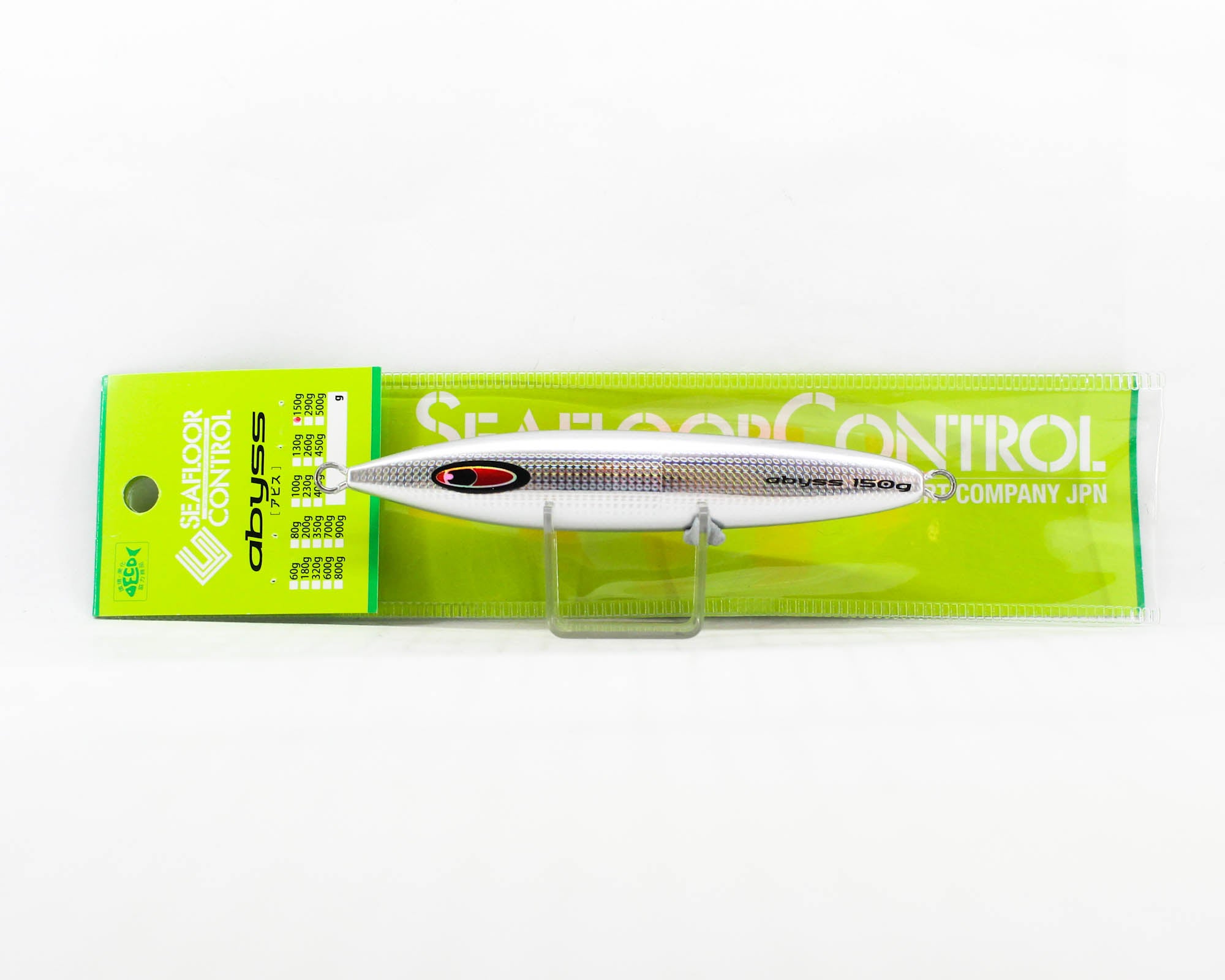 Seafloor Control Metal Jig Abyss 150 grams Zebra Orange GR (7578)