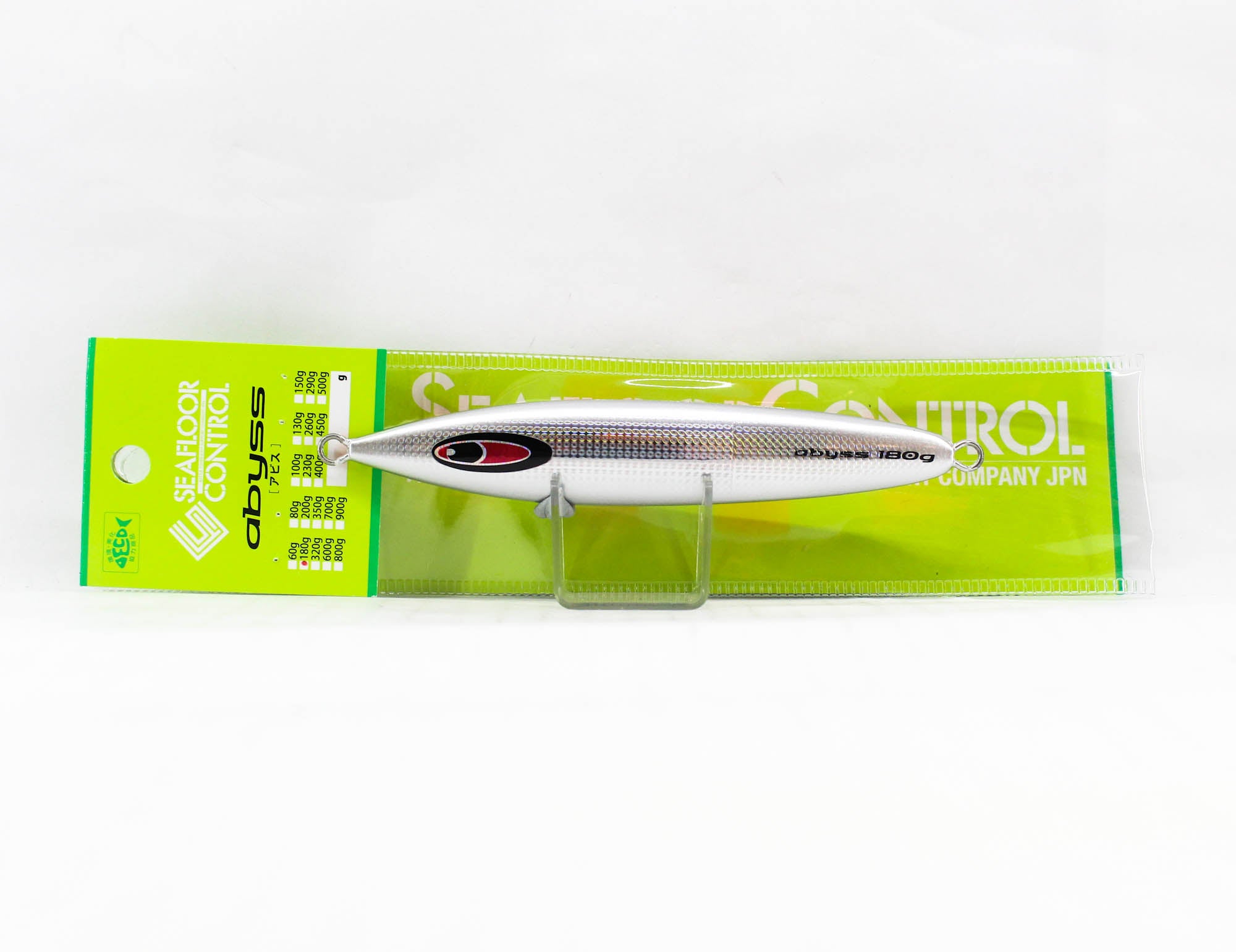 Seafloor Control Metal Jig Abyss 180 grams Zebra Orange GR (7585)