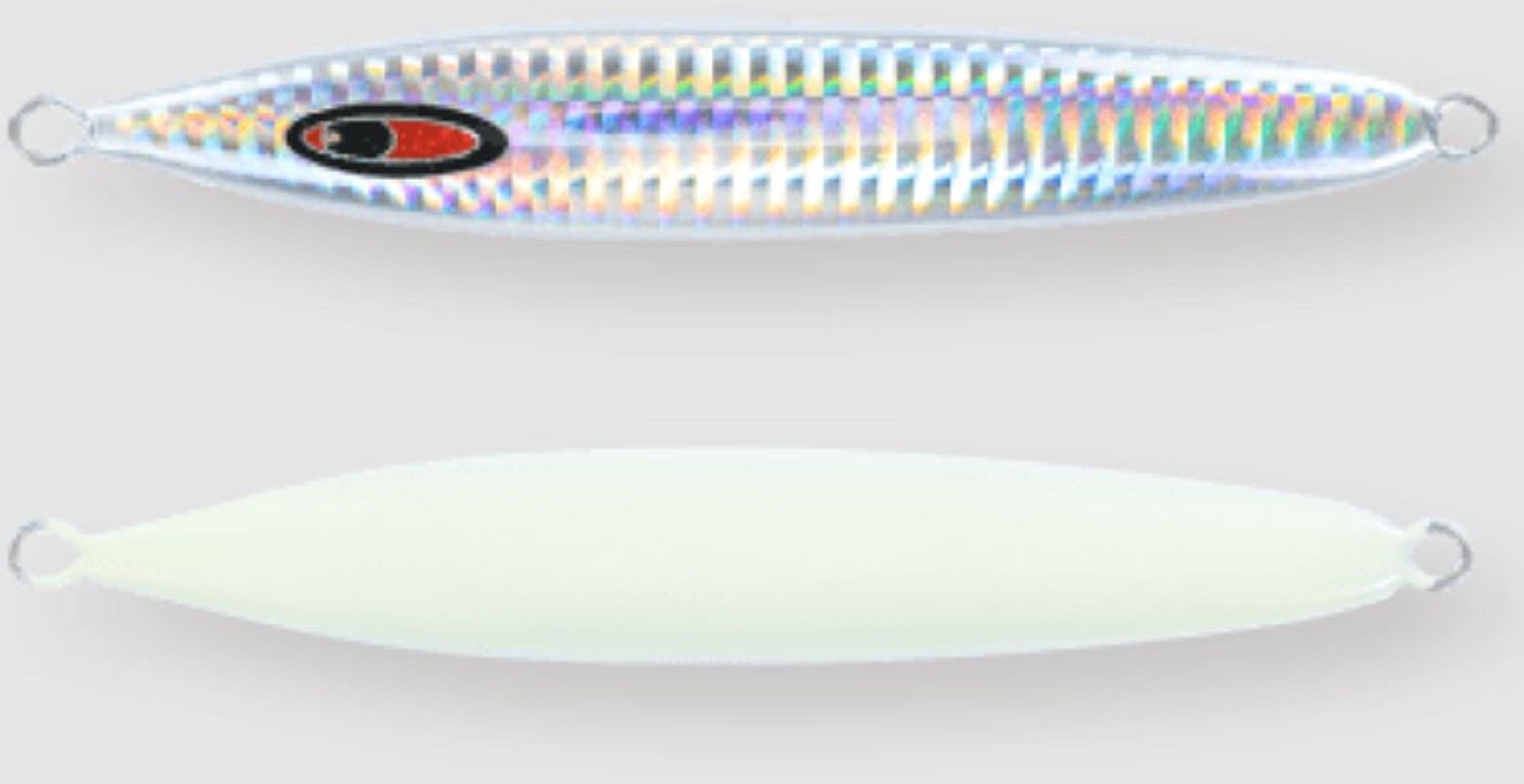 Seafloor Control Metal Jig Abyss 150 grams Silver Glow GR (8704)