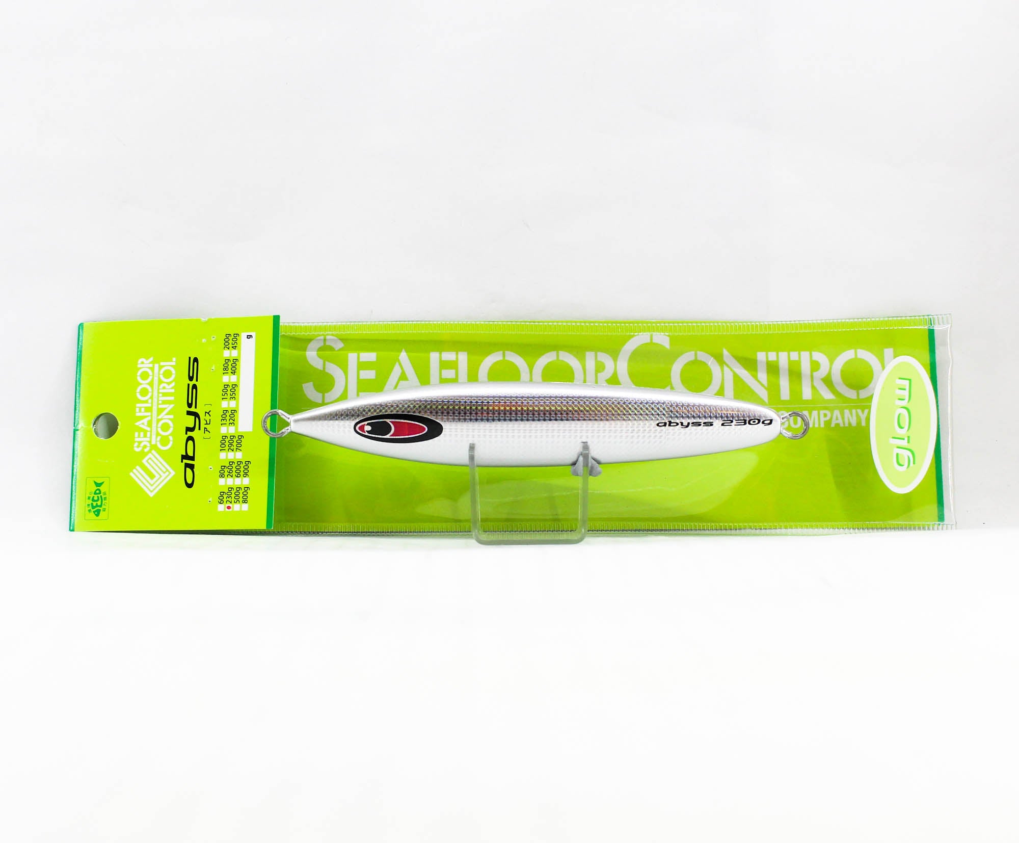 Seafloor Control Metal Jig Abyss 230 grams Silver Glow GR (8735)