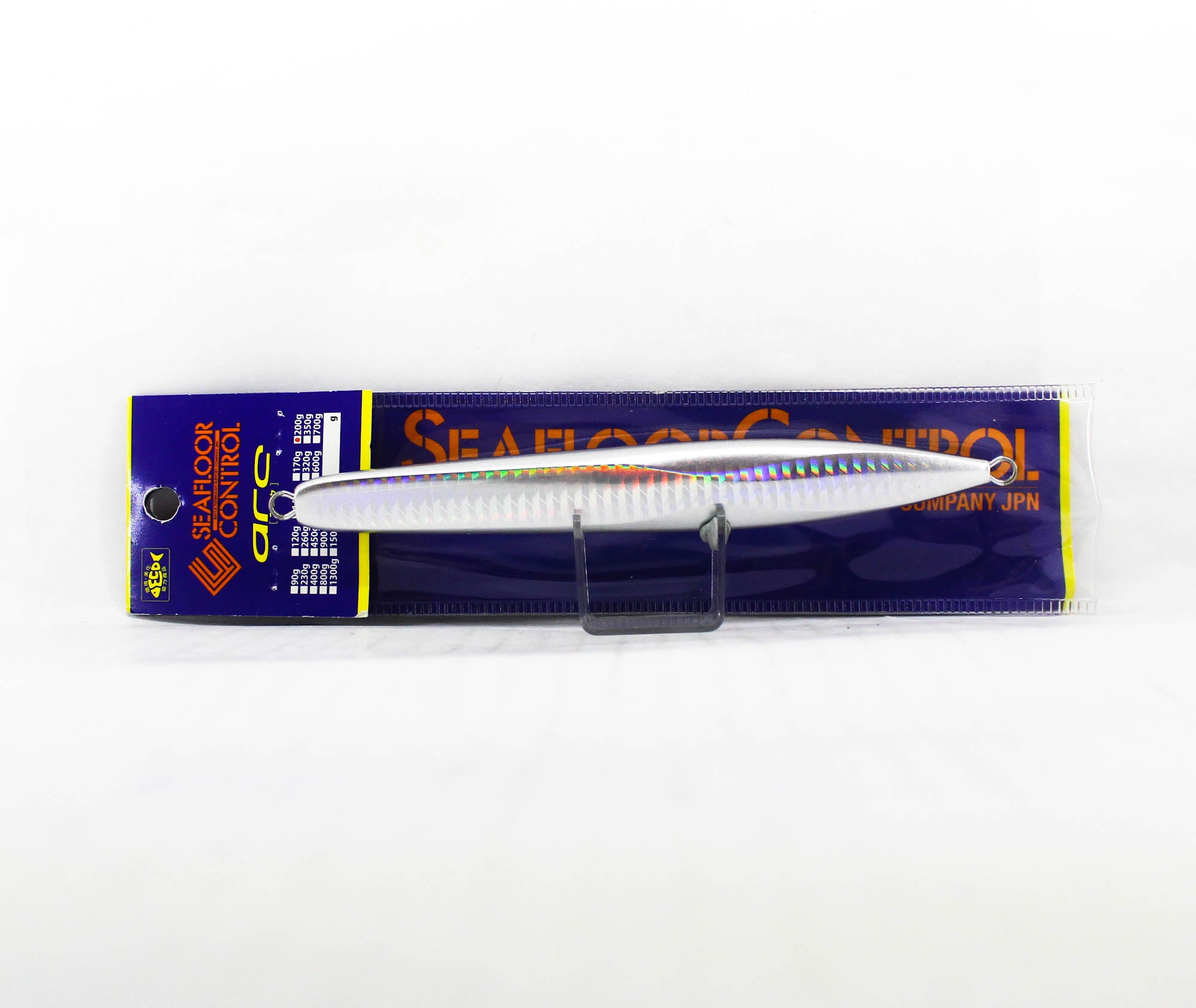 Seafloor Control Metal Jig Arc 200 grams Silver (2503)