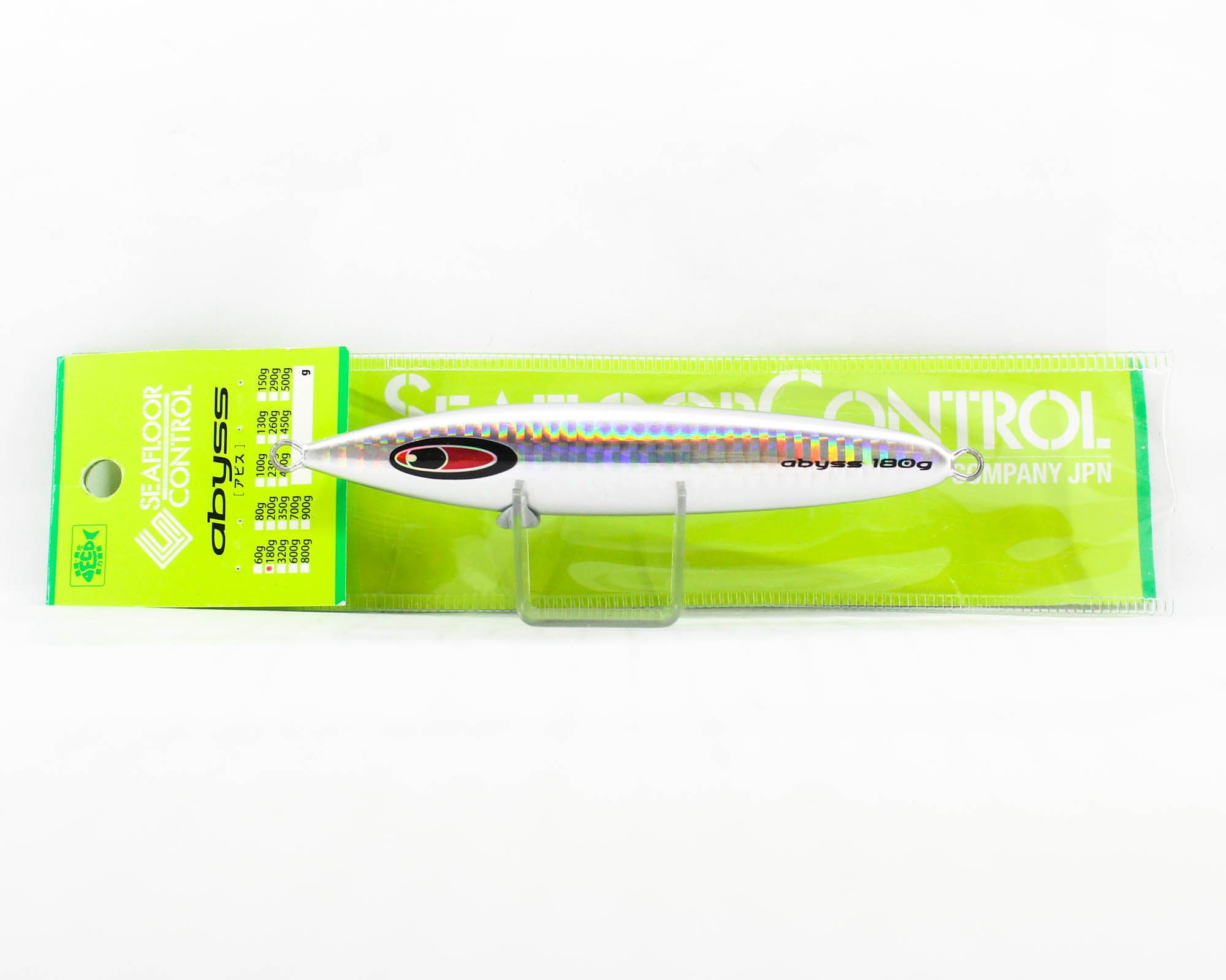 Seafloor Control Metal Jig Abyss 180 grams Silver (5108)