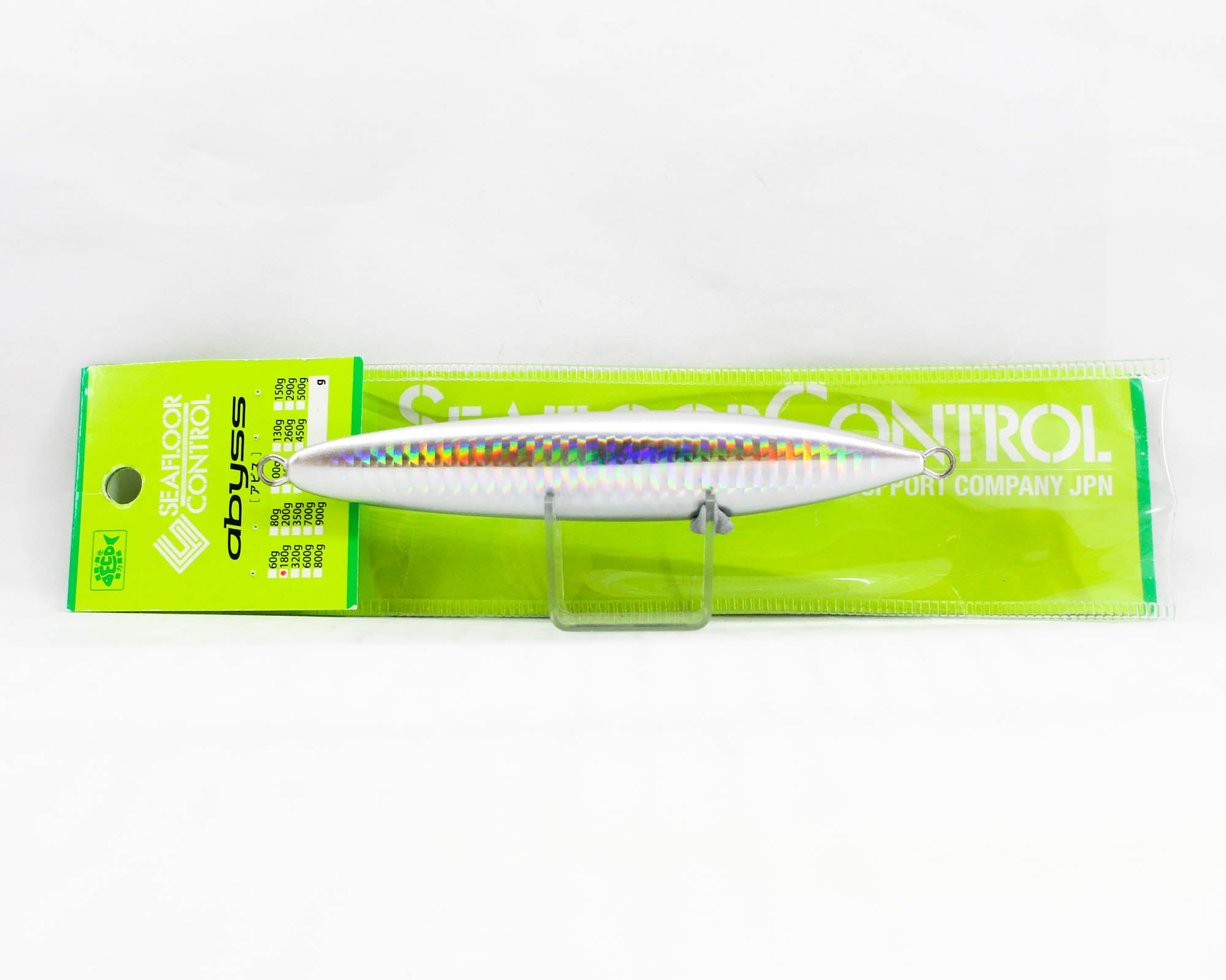 Seafloor Control Metal Jig Abyss 180 grams Silver (5108)
