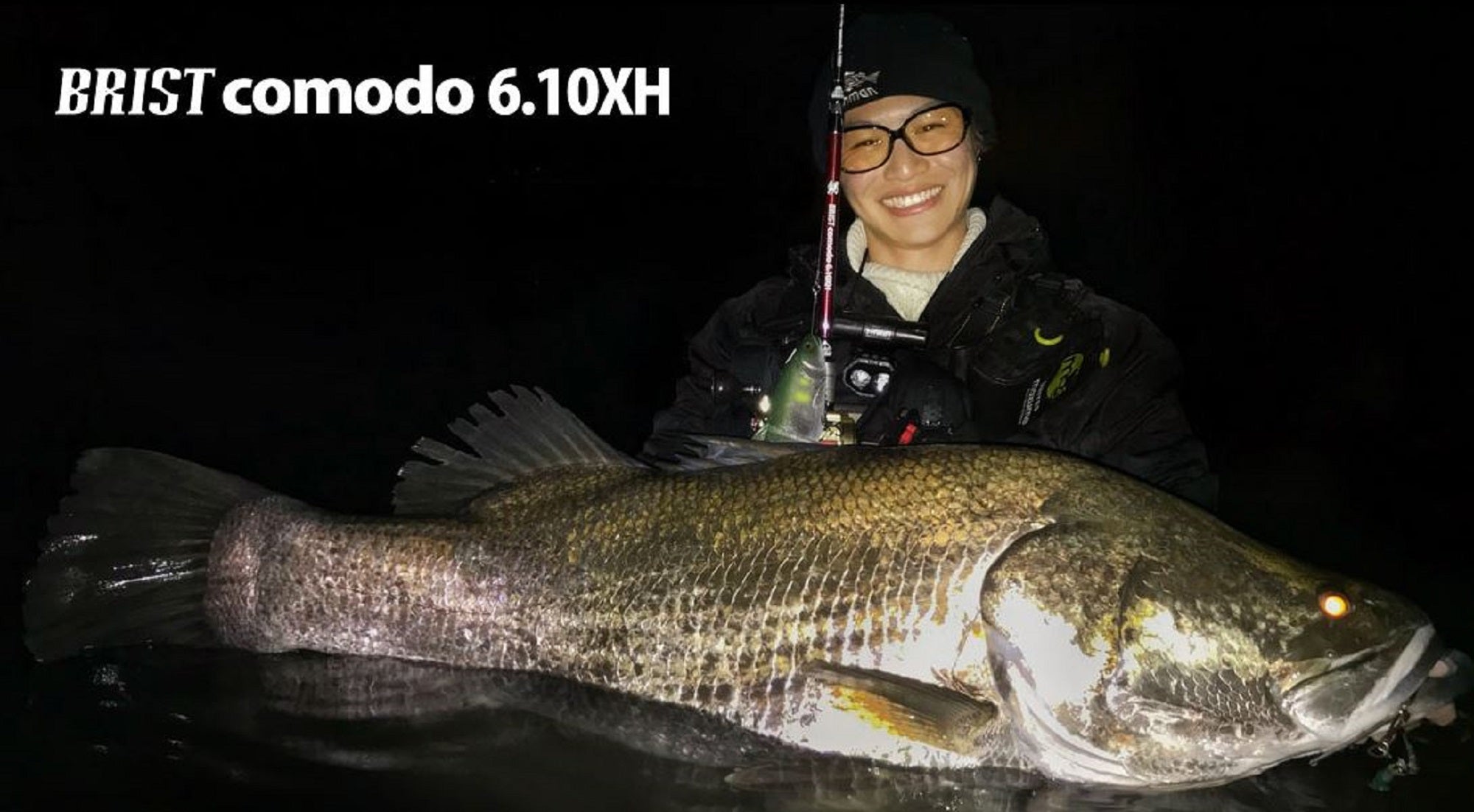 Fishman Rod Baitcast Brist Comodo 6.10 XH 3 Piece Travel Rod (0115)
