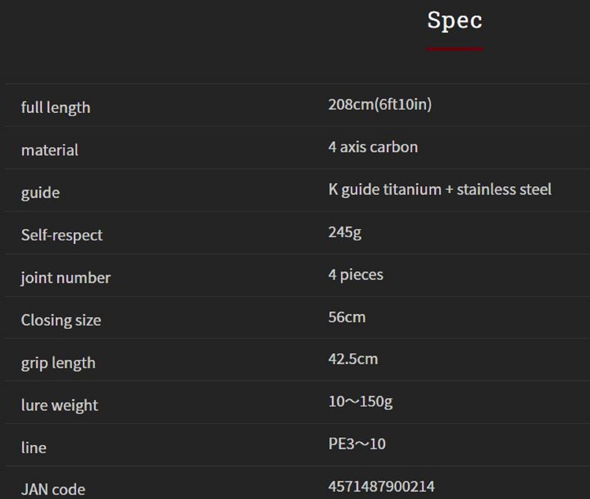 Fishman Rod Baitcast BC4 6.10 XH 4 Piece Travel Rod (0214)