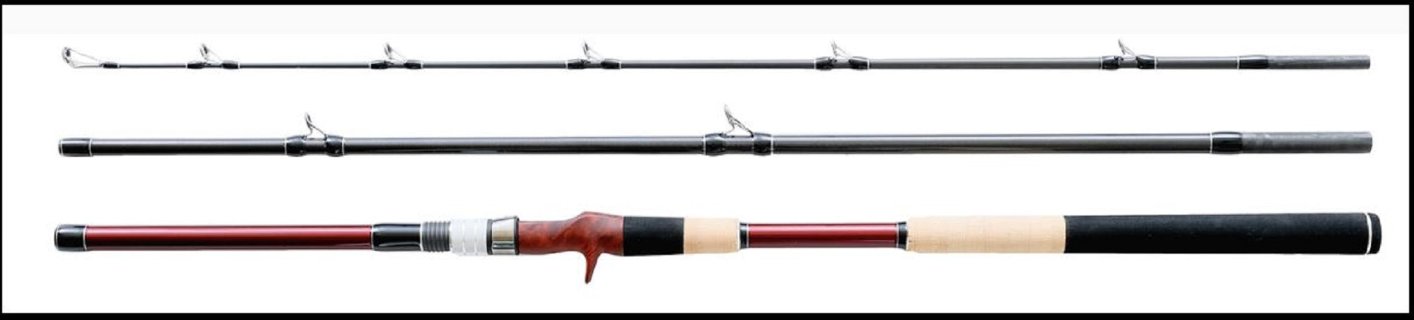 Fishman Rod Baitcast Brist Comodo 8.3XXXXH 3 Piece Travel Rod (0245)