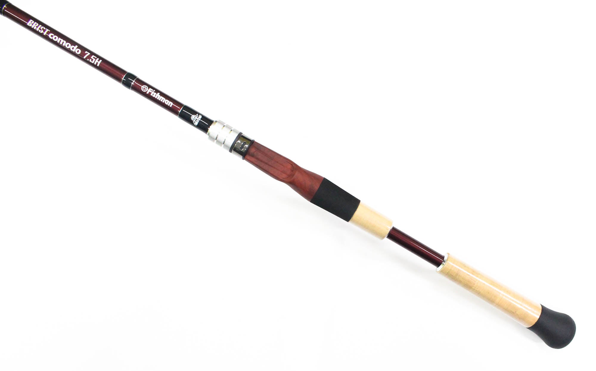 Fishman Rod Baitcast Brist Comodo 7.5 H 3 Piece Travel Rod (0344)