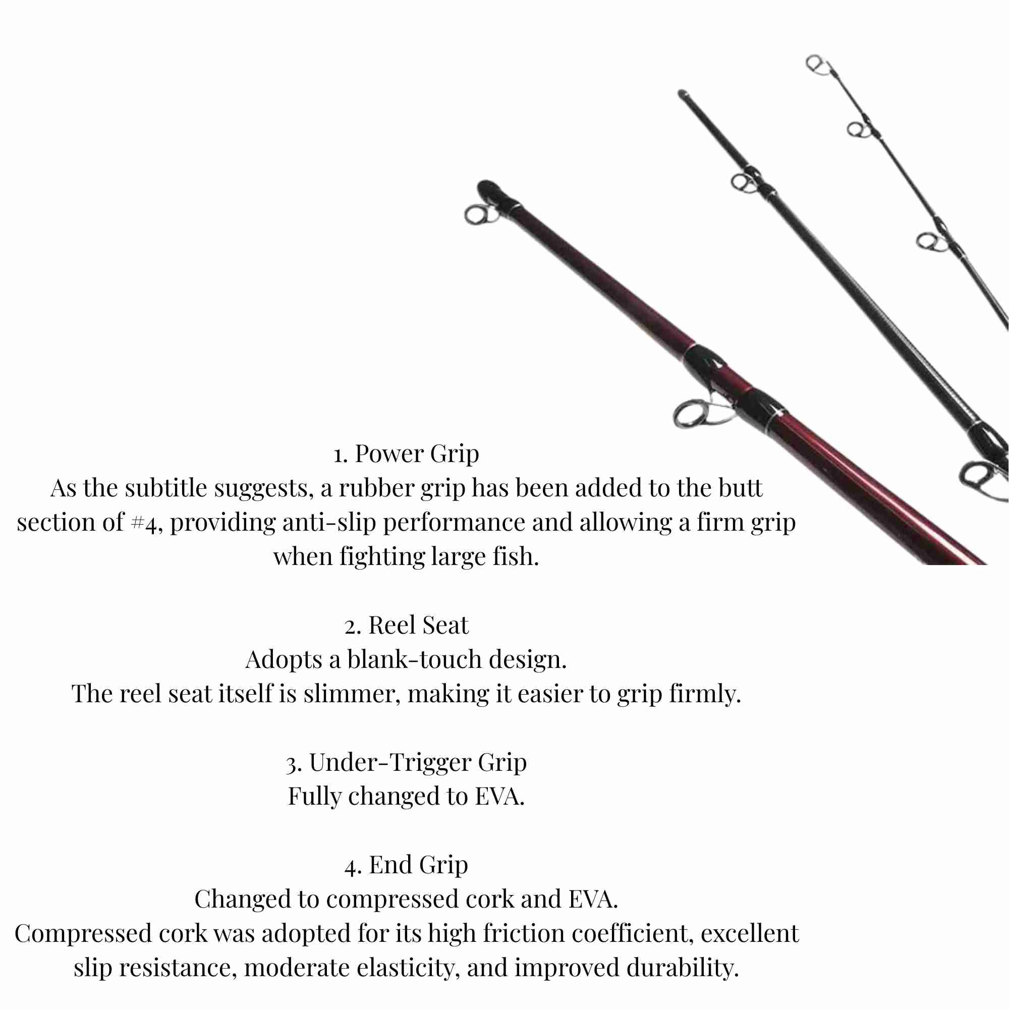Fishman Rod Baitcast Brist Compact BC4 5.10 MXH 4 Piece Travel Rod (0696)