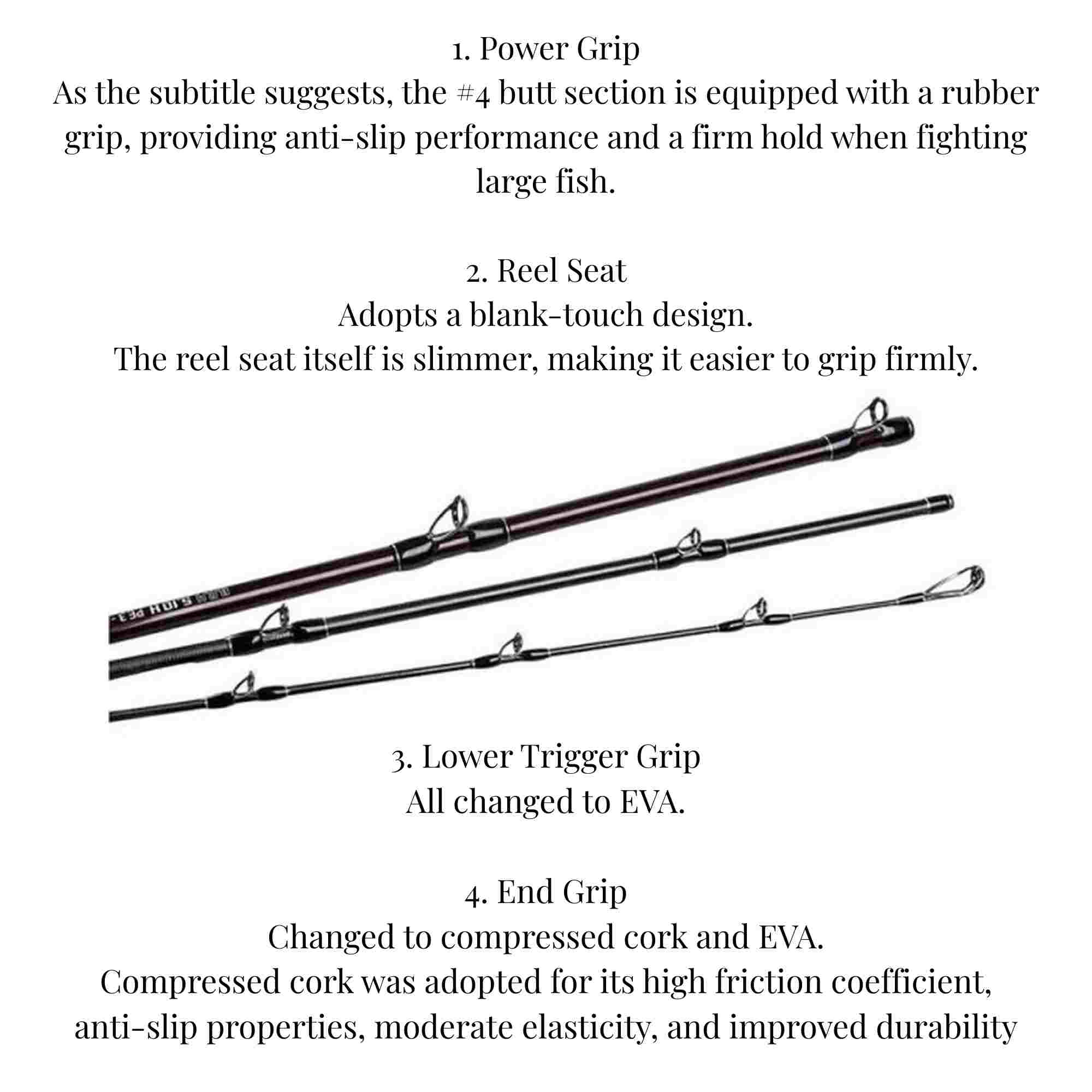 Fishman Rod Baitcast Brist Compact BC4 5.10 H 4 Piece Travel Rod (0702)