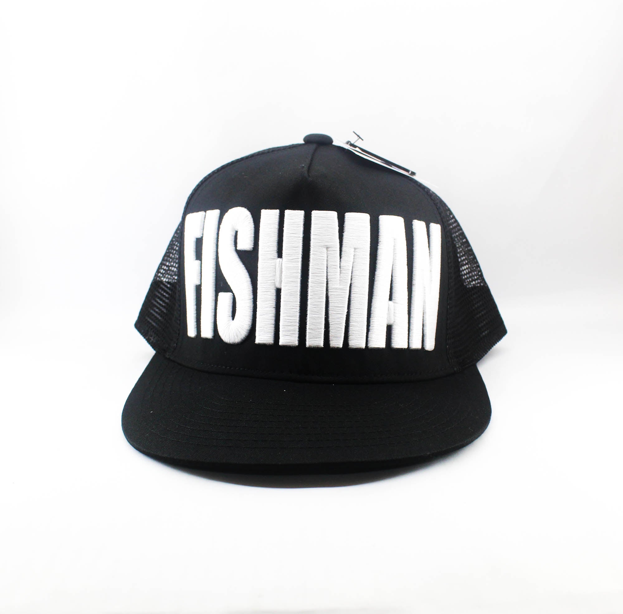 Fishman Cap Mesh Flat Cap CAP-17 Free Size White (9293)