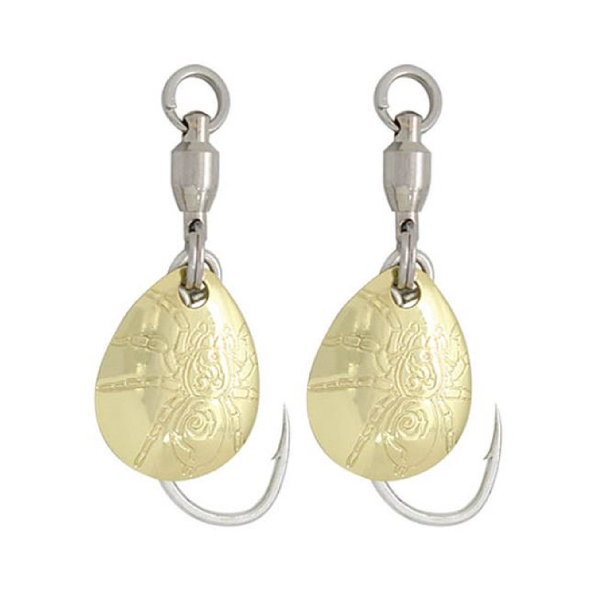 Little Jack Metal Jig JS Blade Spare Parts Size L Gold (7839)