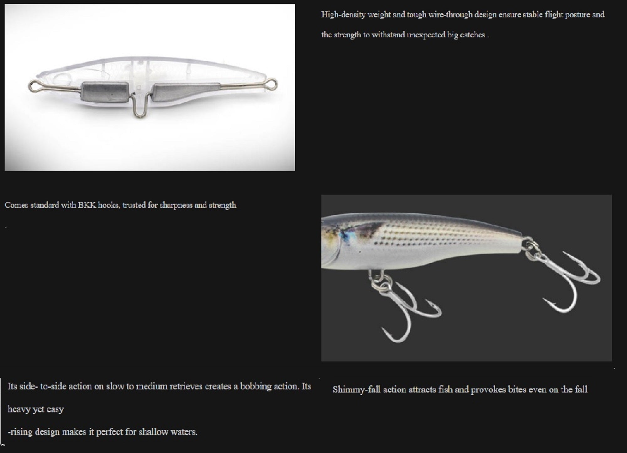 Little Jack Shaking Heads 78mm 21 grams Sinking Lure 05 (8041)