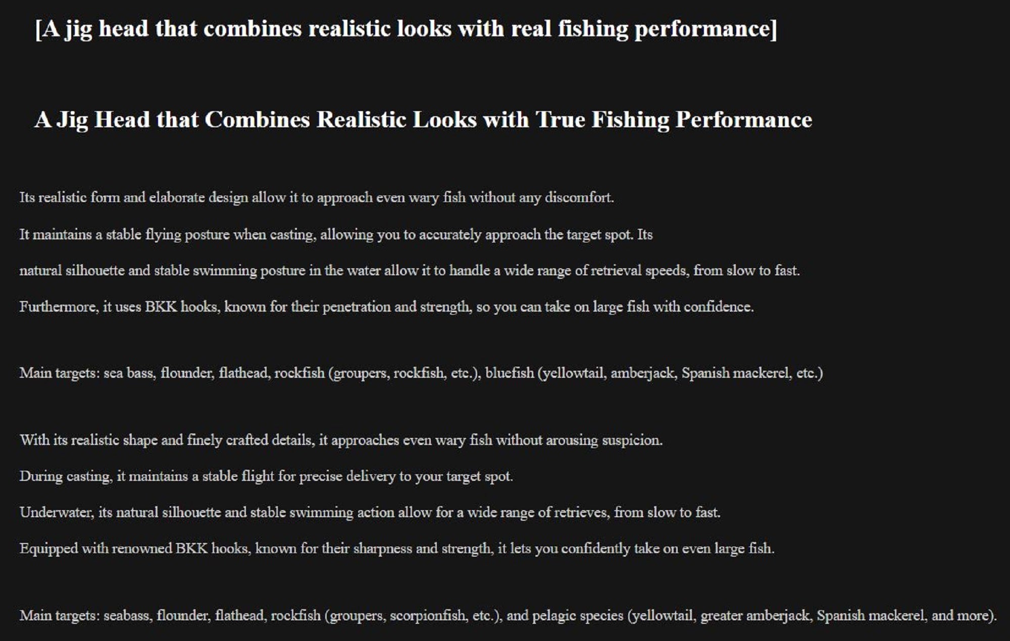 Little Jack Genuine Shape Jig Head 5 grams 05 (8225)