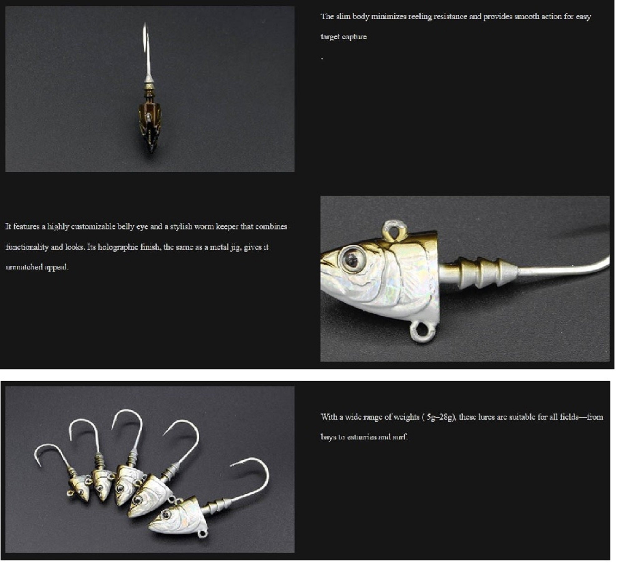 Little Jack Genuine Shape Jig Head 5 grams 07 (8249)