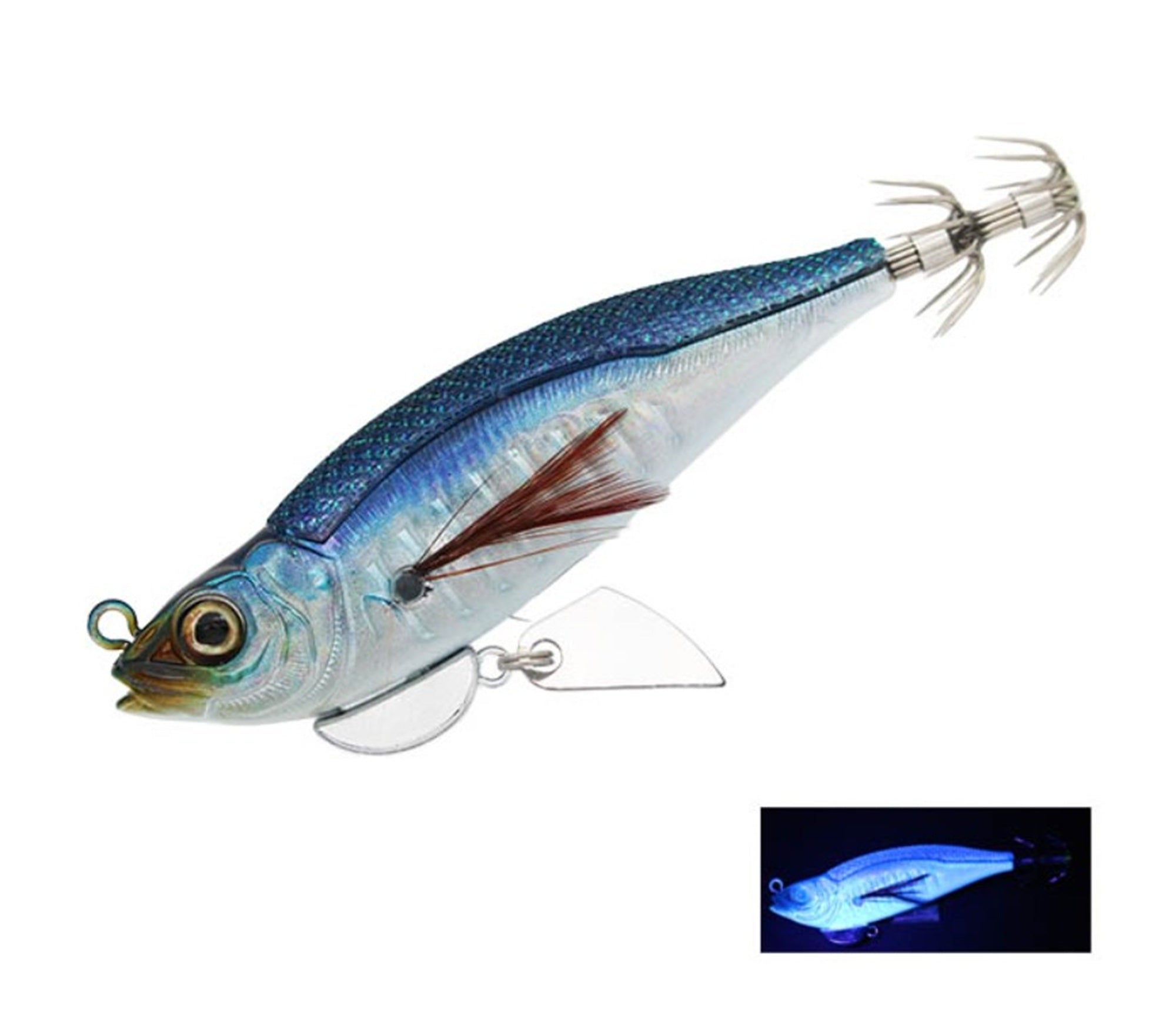 Little Jack Huggos 55mm 6 grams Eging Squid Jig 02 (8683)