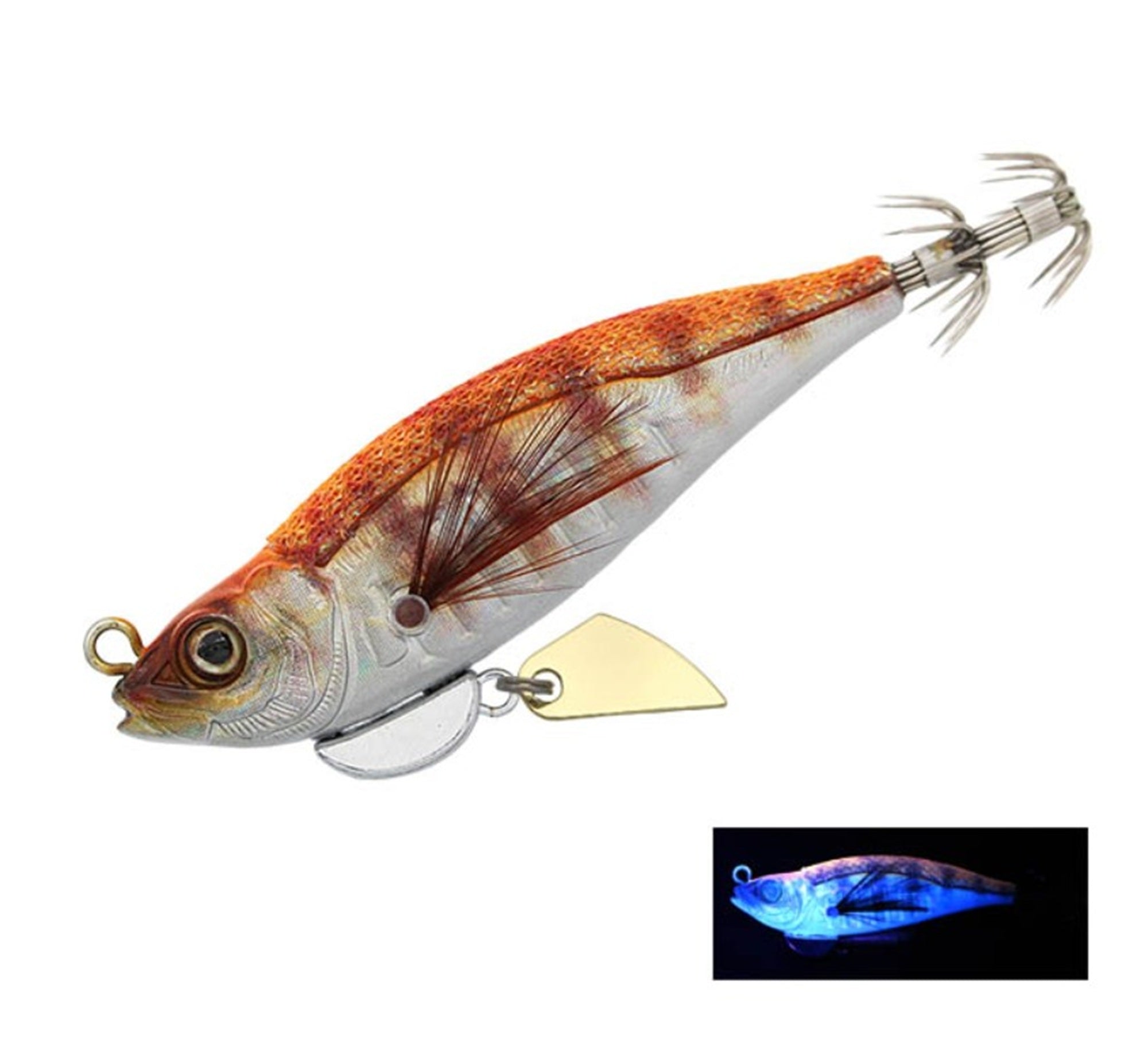 Little Jack Huggos 65mm 9 grams Eging Squid Jig 08 (8836)