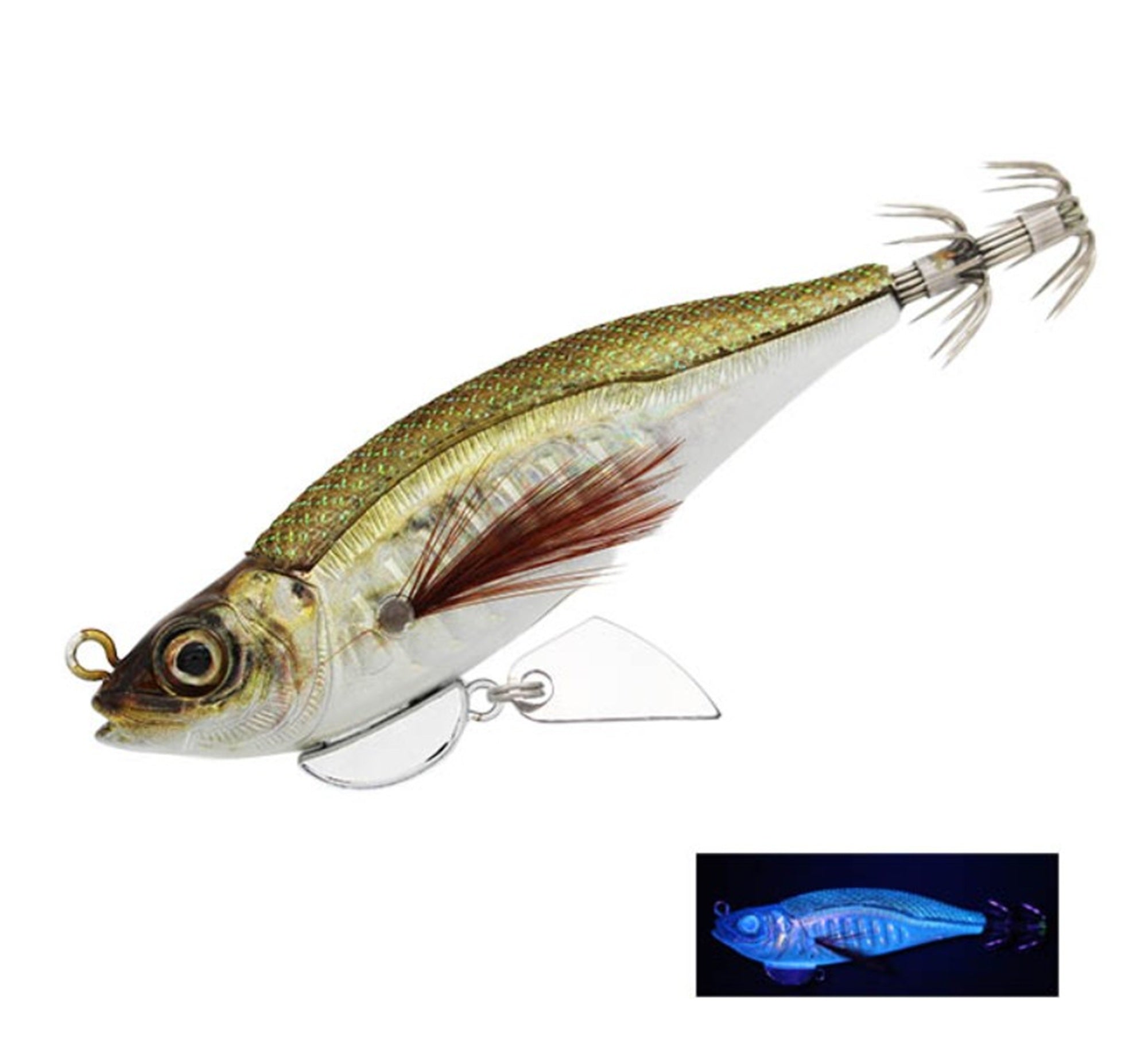 Little Jack Huggos 90mm 22 grams Eging Squid Jig 01 (8942)