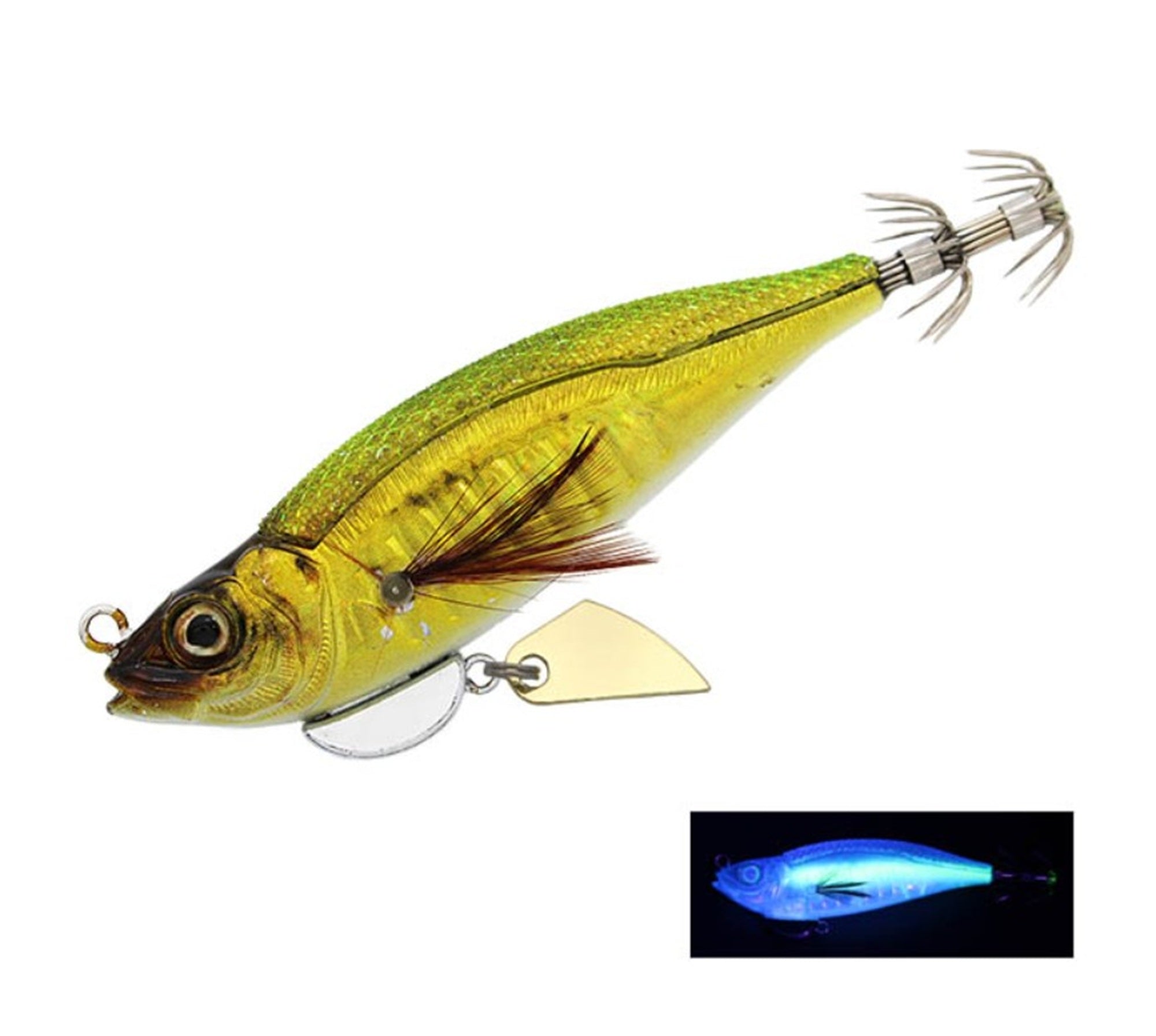Little Jack Huggos 90mm 22 grams Eging Squid Jig 03 (8966)