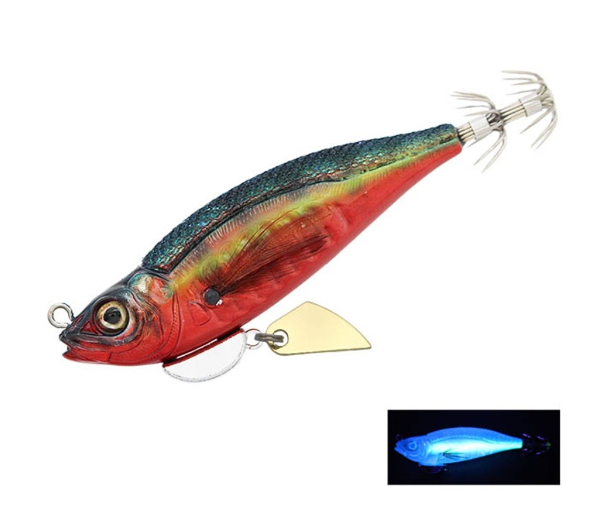 Little Jack Huggos 90mm 22 grams Eging Squid Jig 05 (8980)