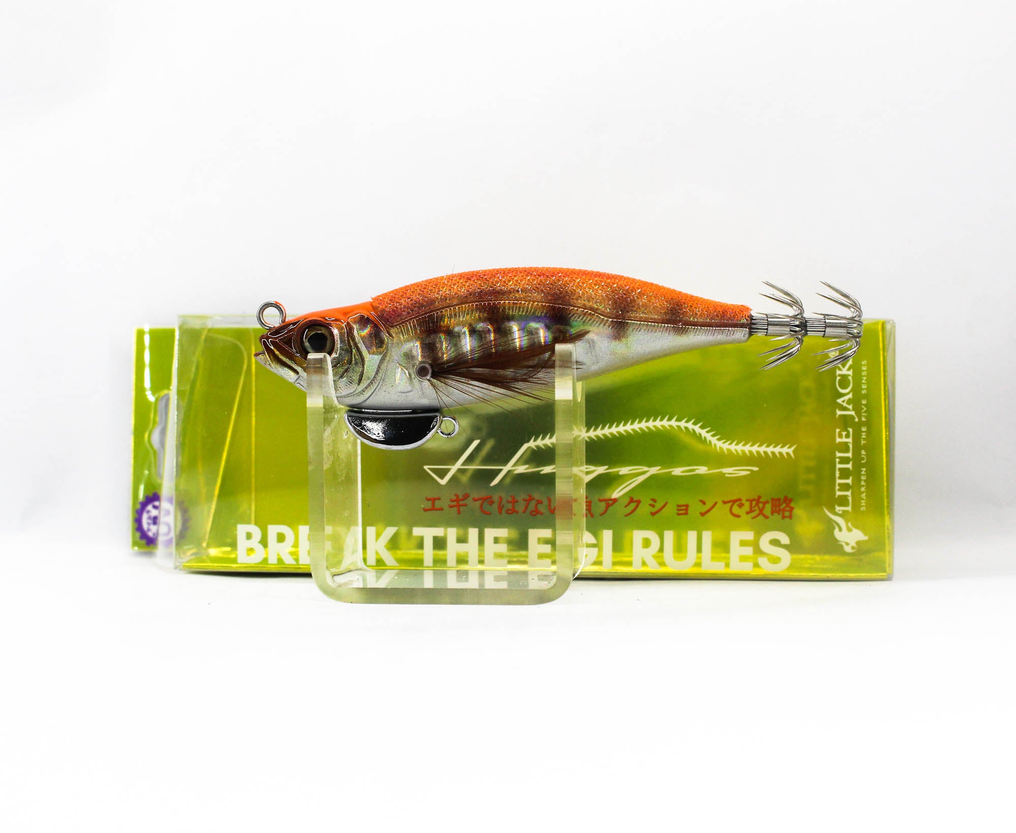 Little Jack Huggos 90mm 22 grams Eging Squid Jig 08 (9017)