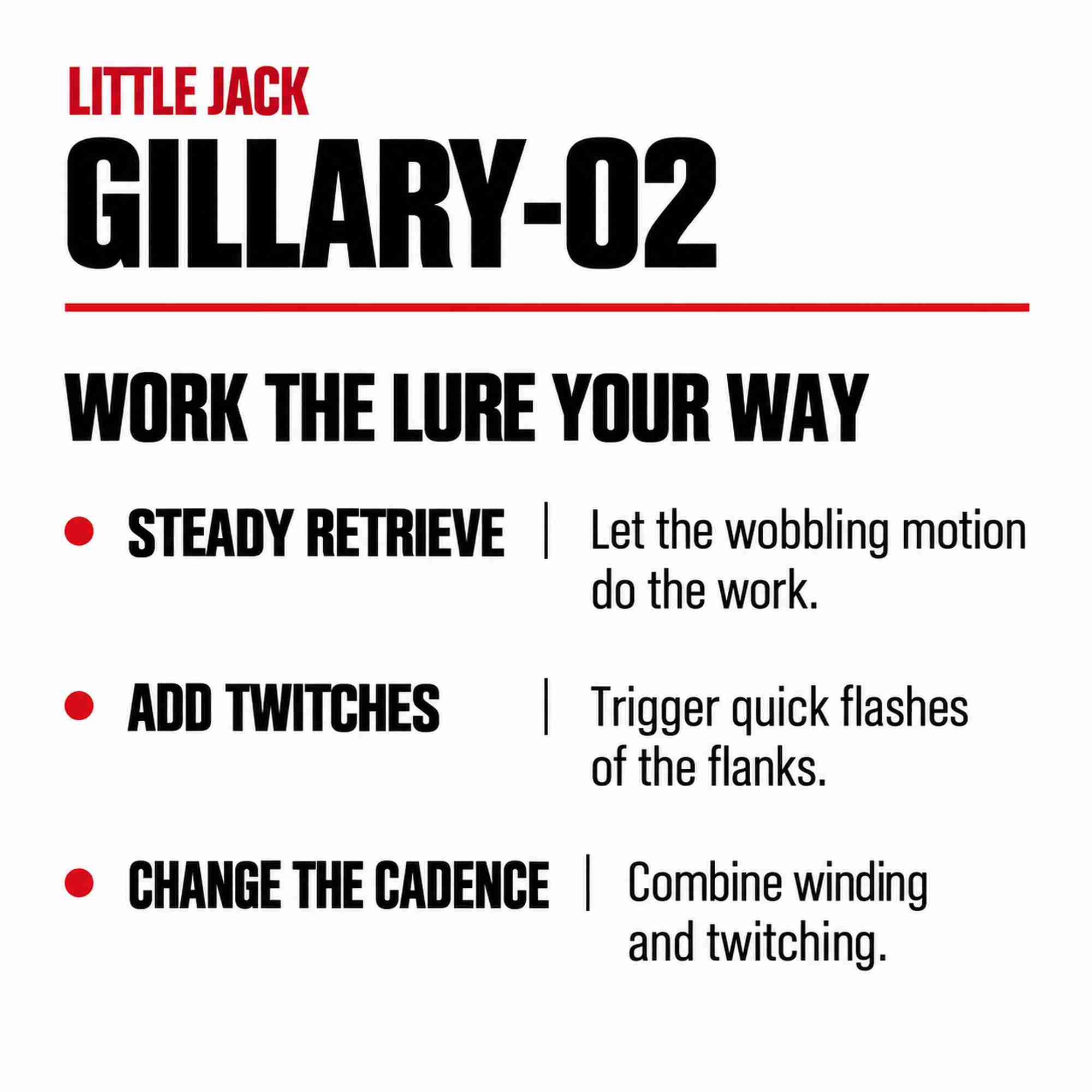 Little Jack Gillary 02 50mm 4.3 grams Sinking Lure 09 (9499)