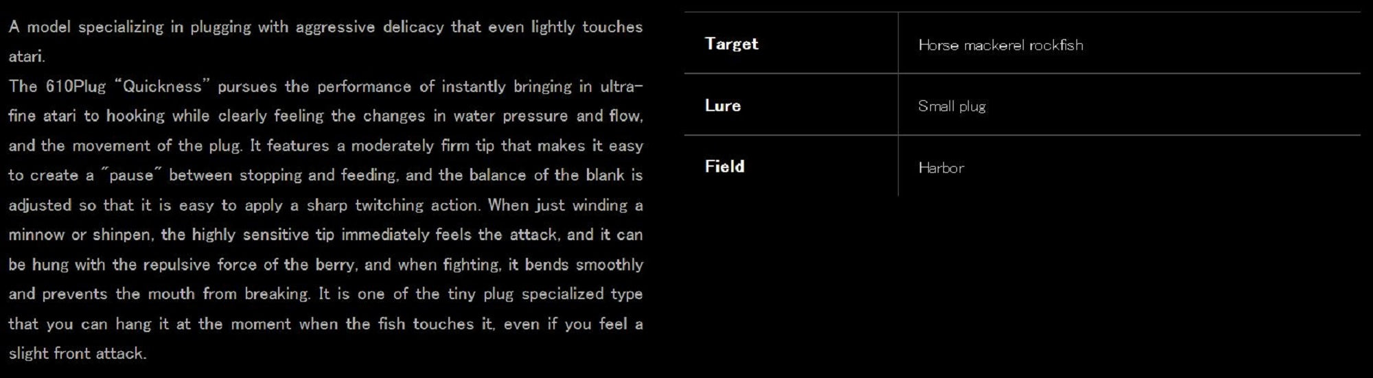 Sale Yamaga Rod Spinning Blue Current 610 Plug Quickness (0111)