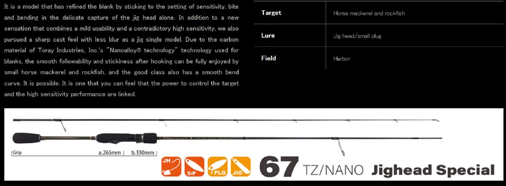 Yamaga Rod Spinning Blue Current 67/TZ NANO (0142)