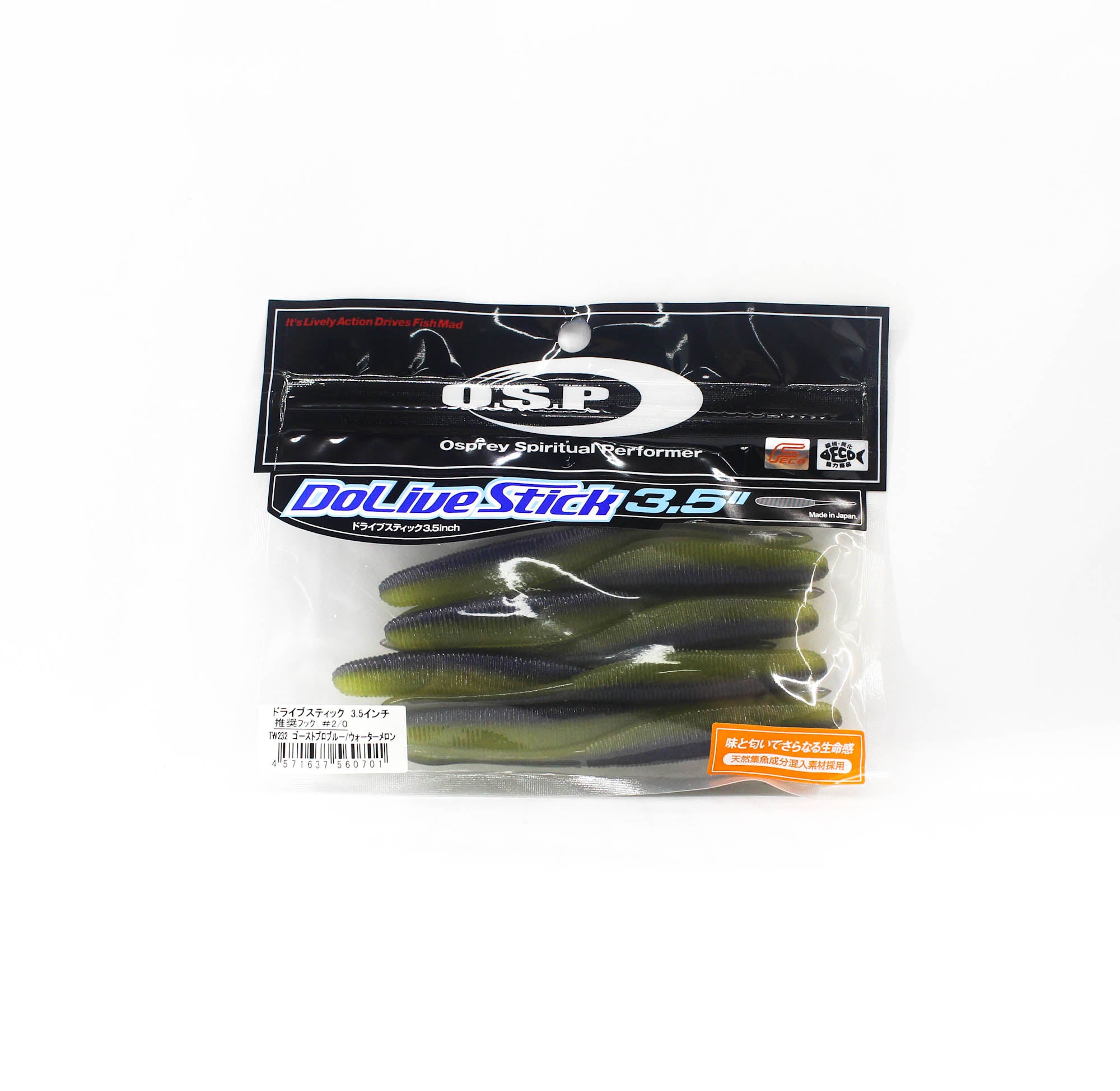 OSP Soft Lure Dolive Stick 3.5 Inches TW-232 (0701)