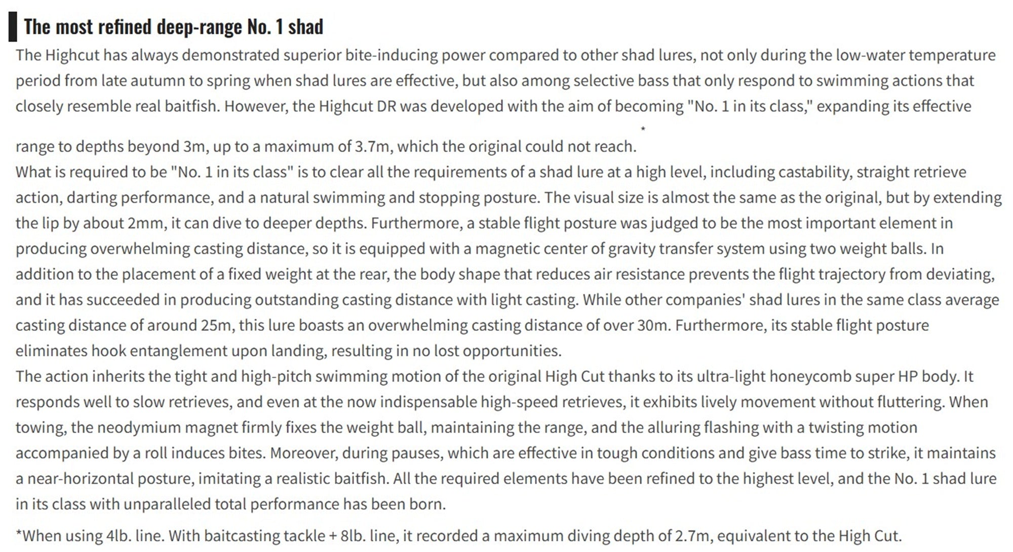 OSP High Cut DR Rattle 60 mm 5.6 grams Suspend Lure GRW-91 (1630)