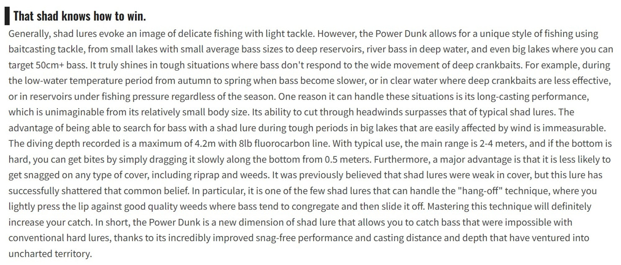 OSP Power Dunk 57 Suspend Deep Diving Minnow Lure GRW-92 (1678)