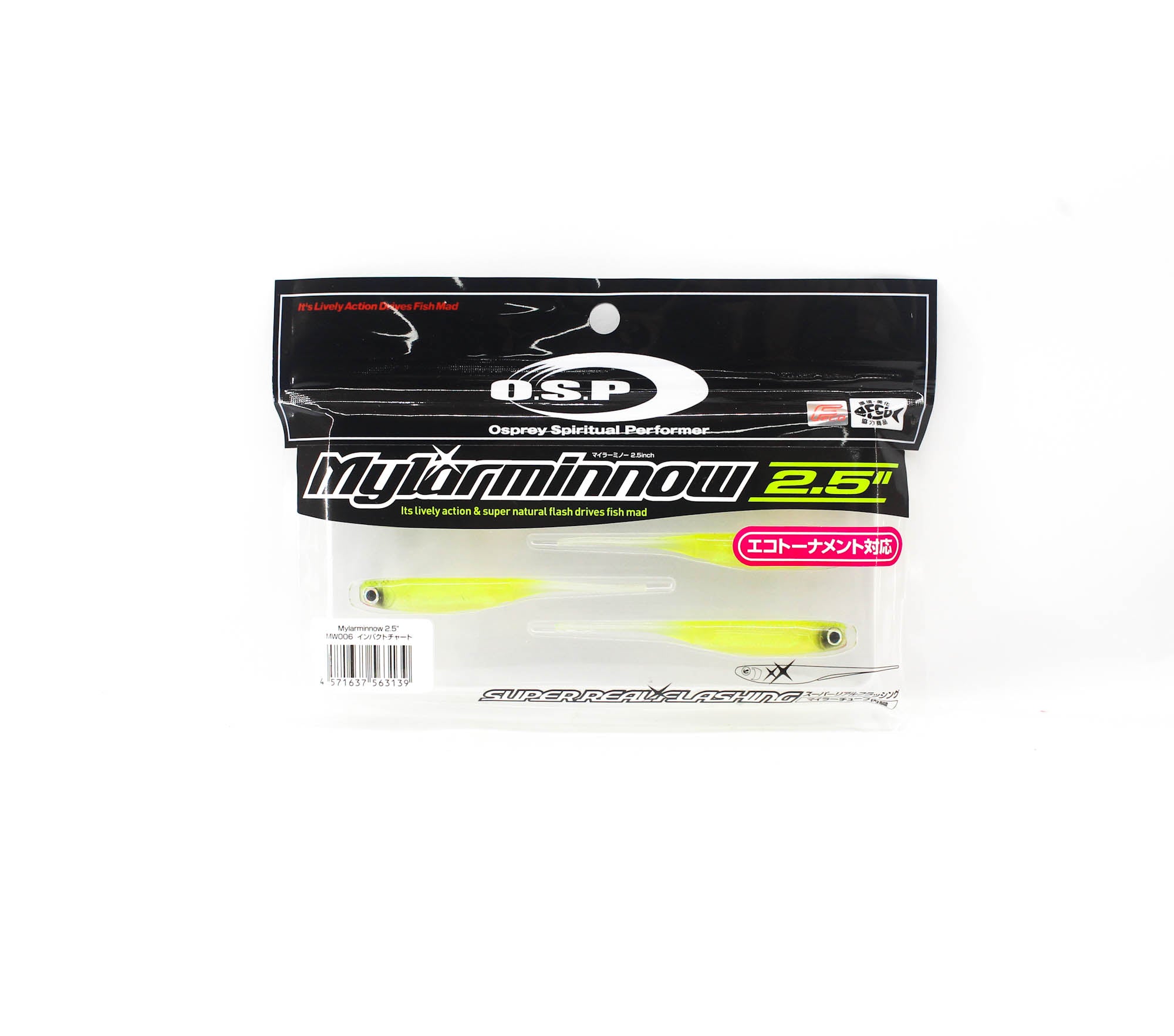 OSP Soft Lure Mylar Minnow 2.5 Inches MW-006 (3139)