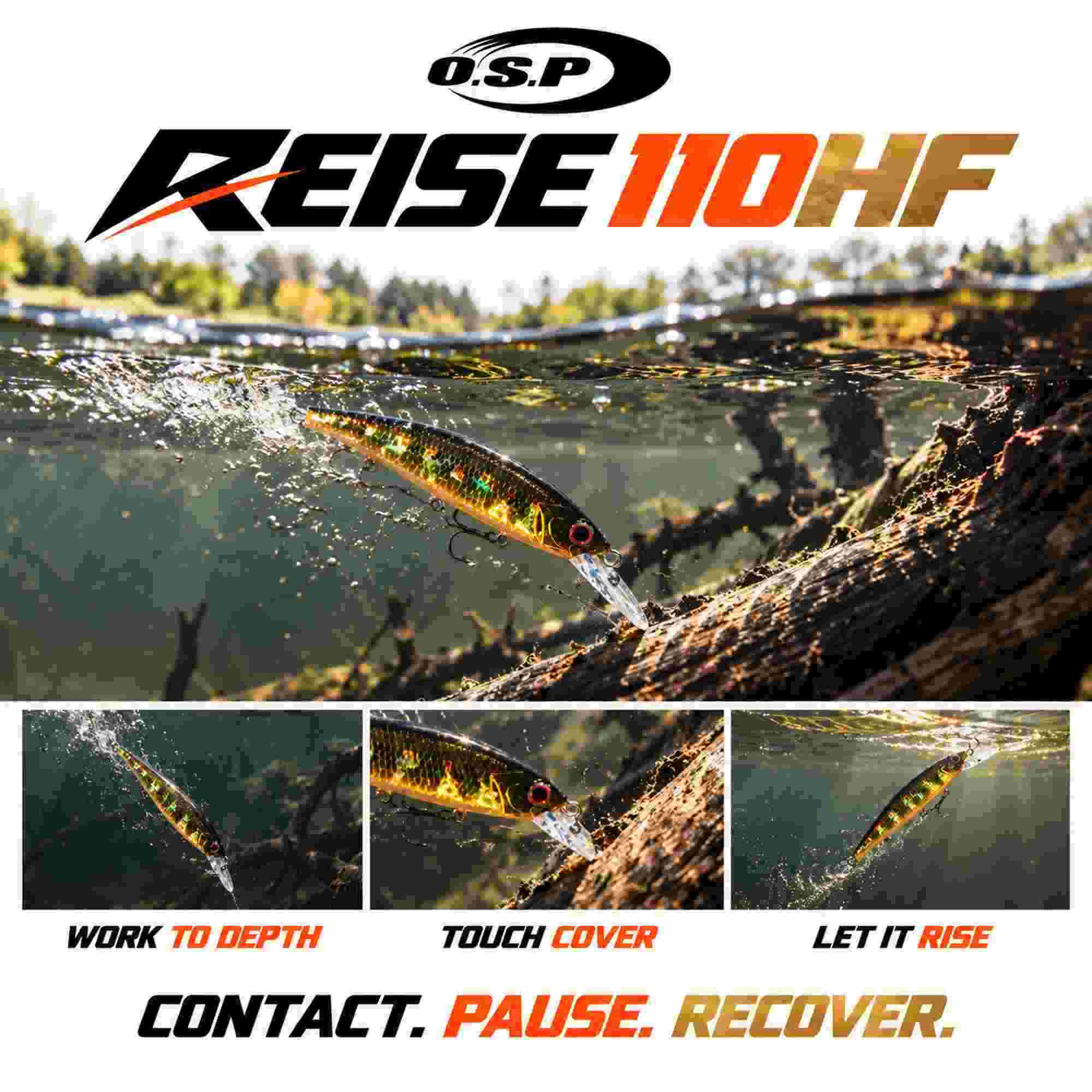 OSP Reise 110HF 110mm 11.8 grams Floating Lure M-14 (3535)