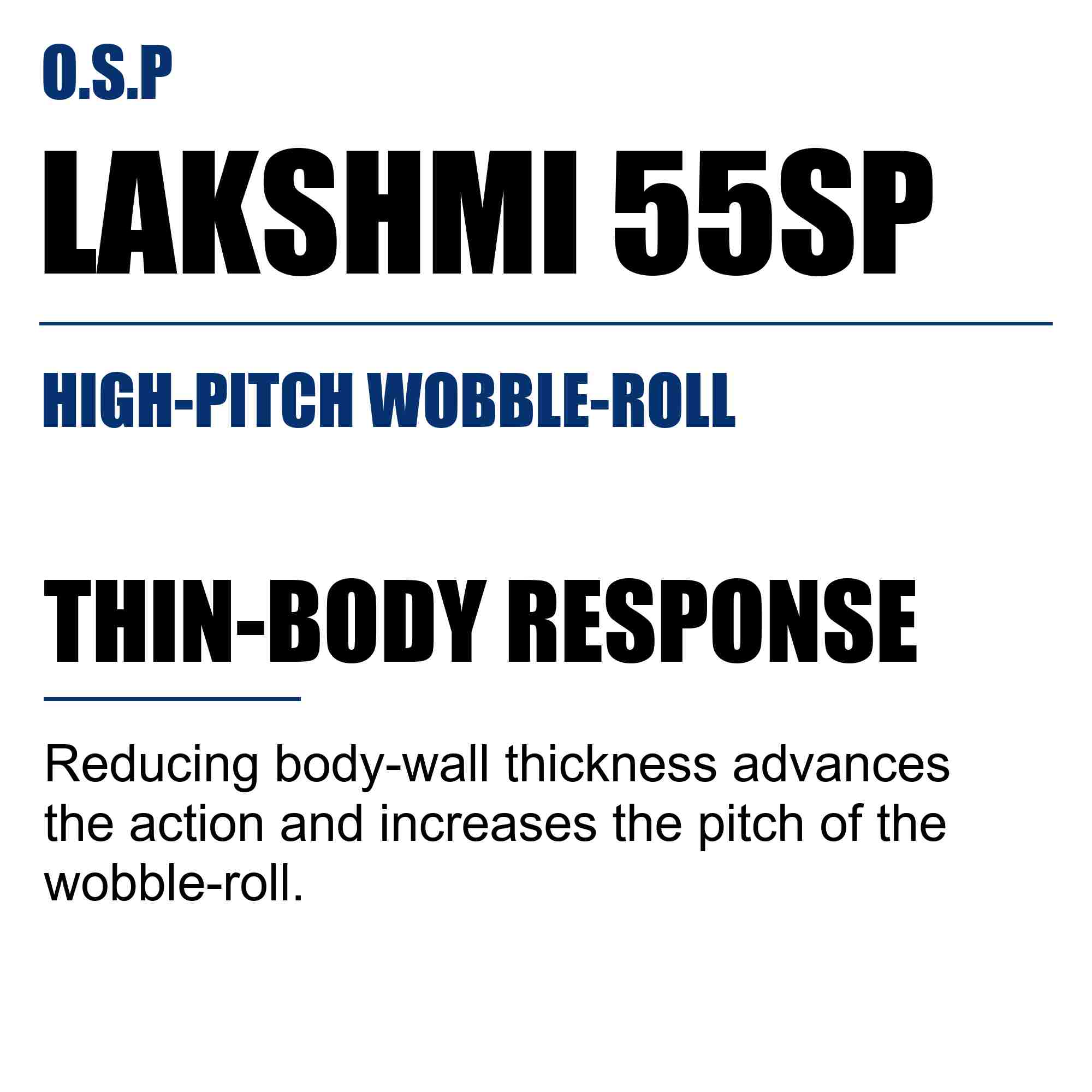 OSP Lakshmi 55SP 55mm 2.8 grams Suspend Lure H-59 (4181)