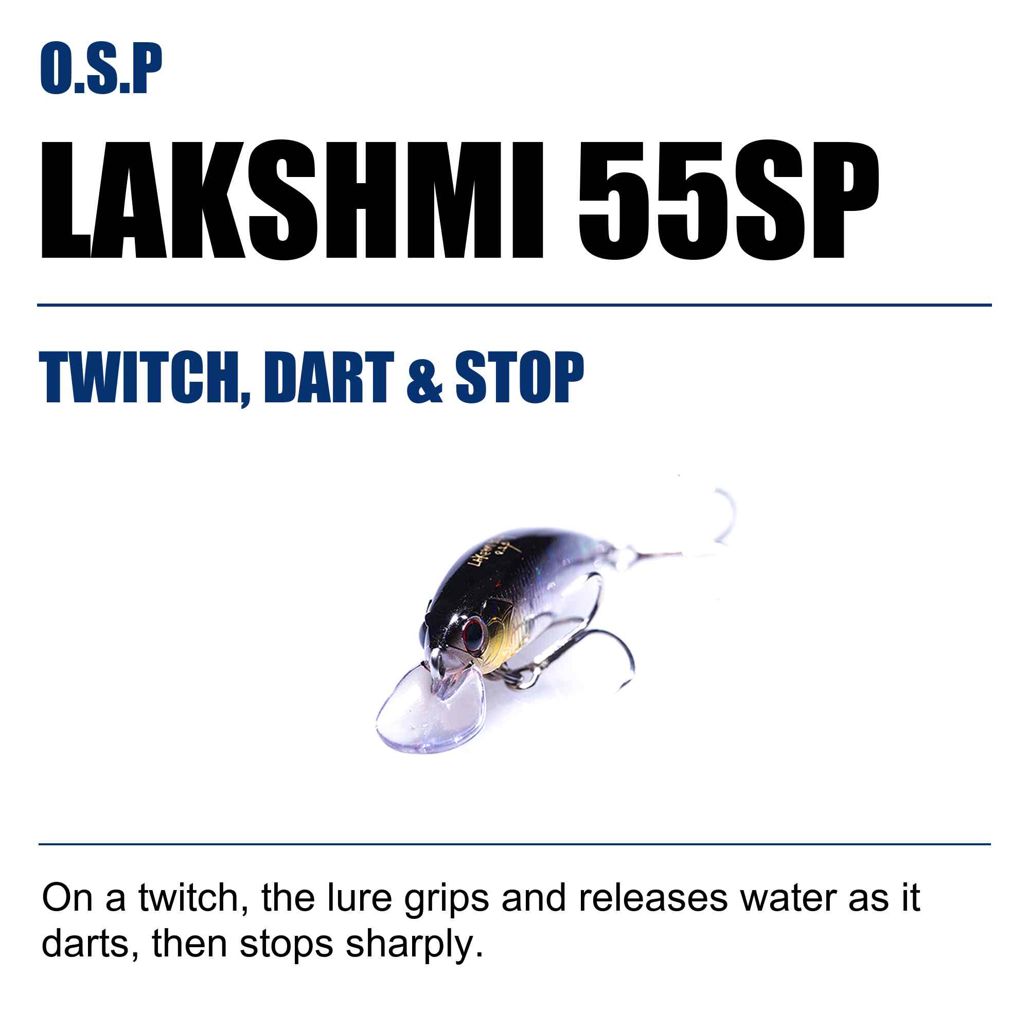 OSP Lakshmi 55SP 55mm 2.8 grams Suspend Lure RP-87 (4211)