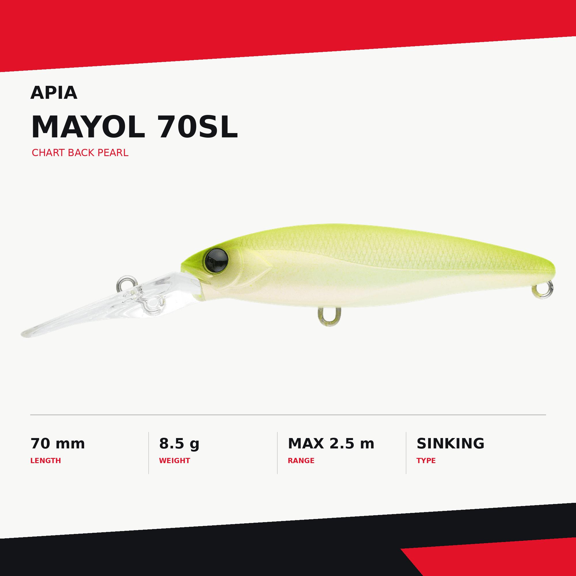 Apia Mayol 70SL 70mm 8.5 grams Sinking Lure 06 (3260)