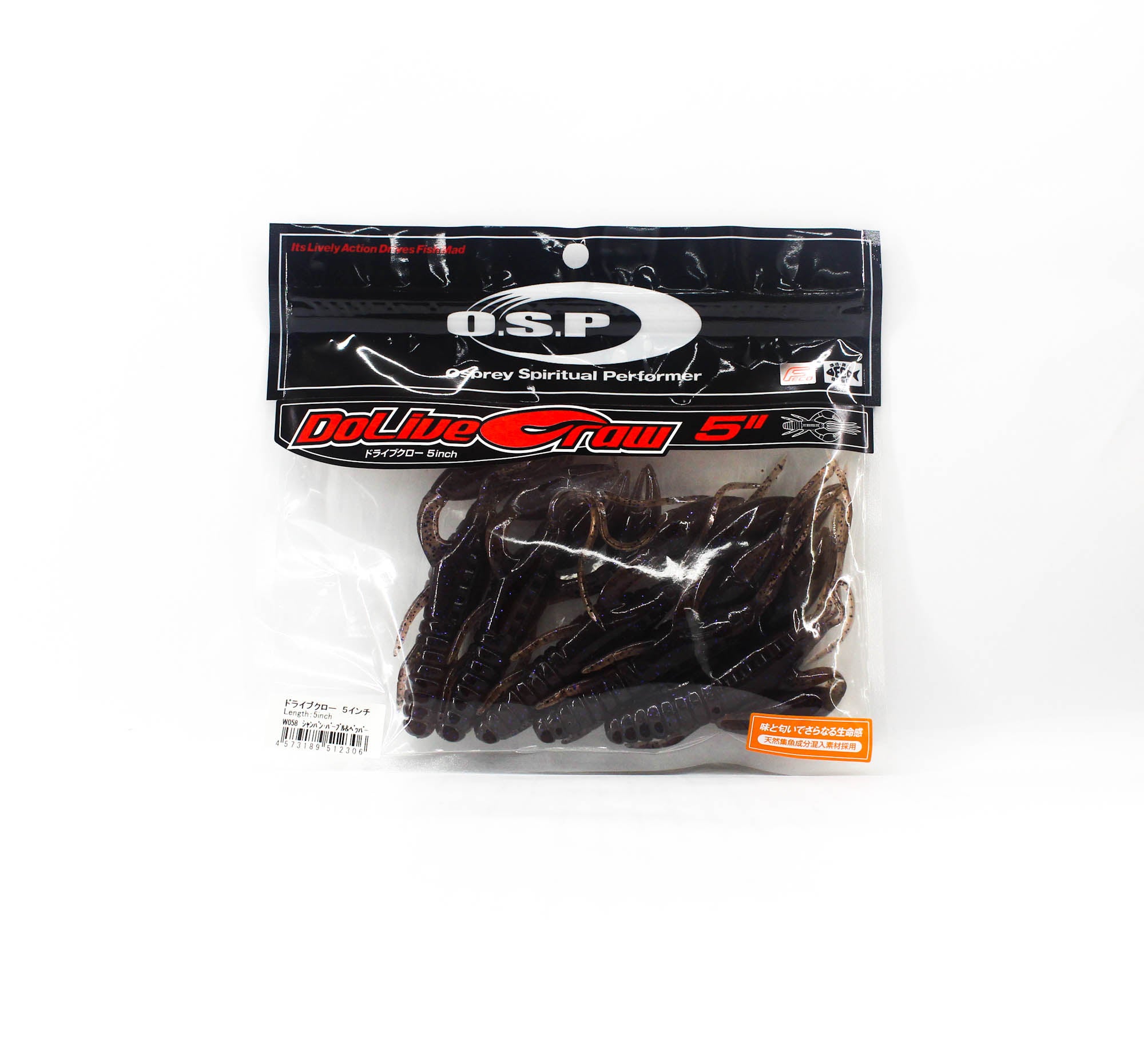 OSP Soft Lure Dolive Craw 5 Inches W-058 (2306)