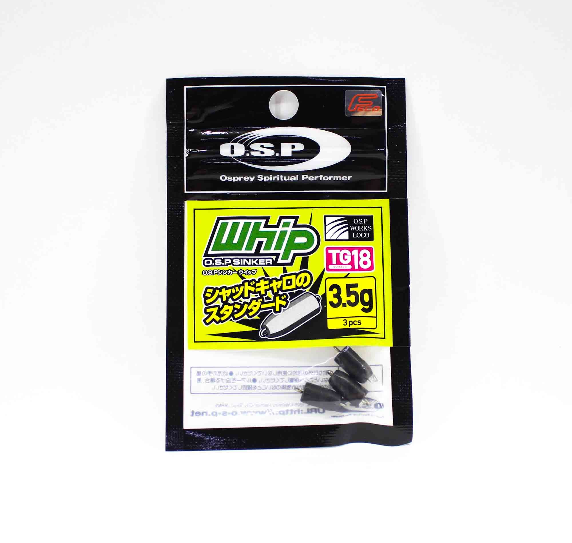 OSP Sinker Whip Tungsten 3.5 grams 3 piece (3975)
