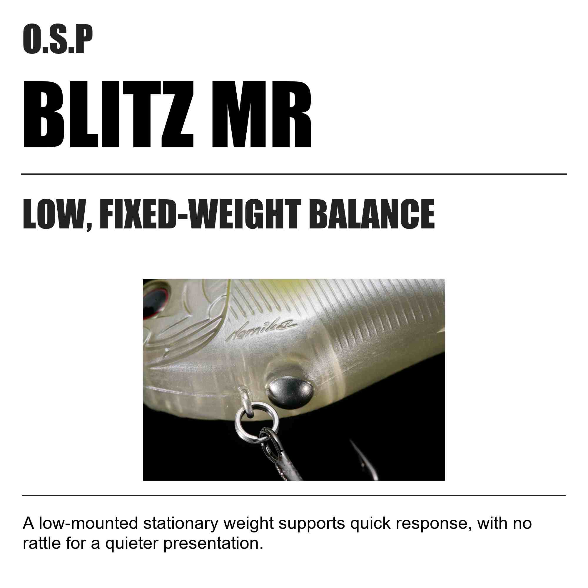 OSP Blitz MR 51.5 mm 9.5 grams Floating Lure RP-87 (6112)