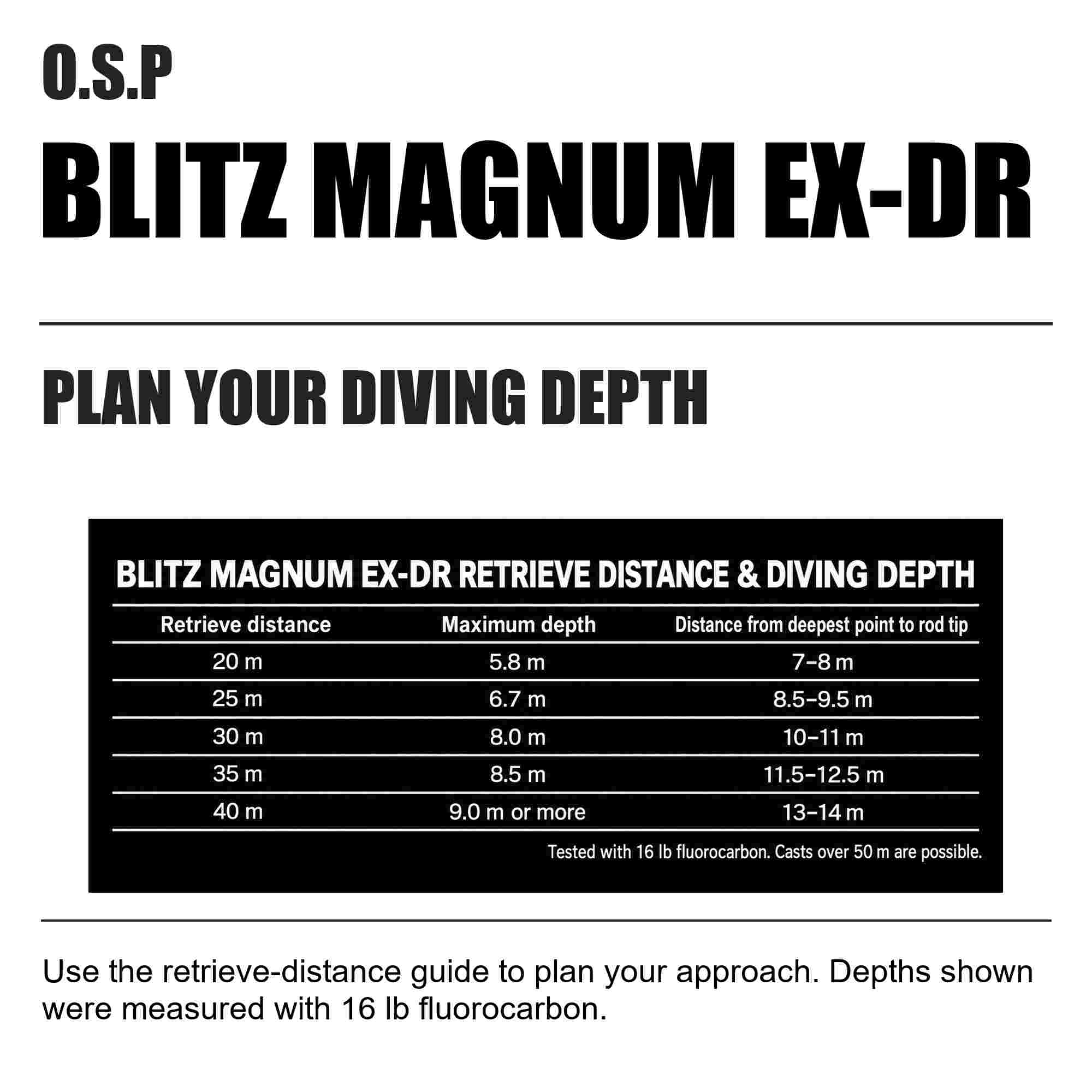 OSP Blitz Magnum EX-DR 90 mm 52 grams Floating Lure PB-39 (0026)