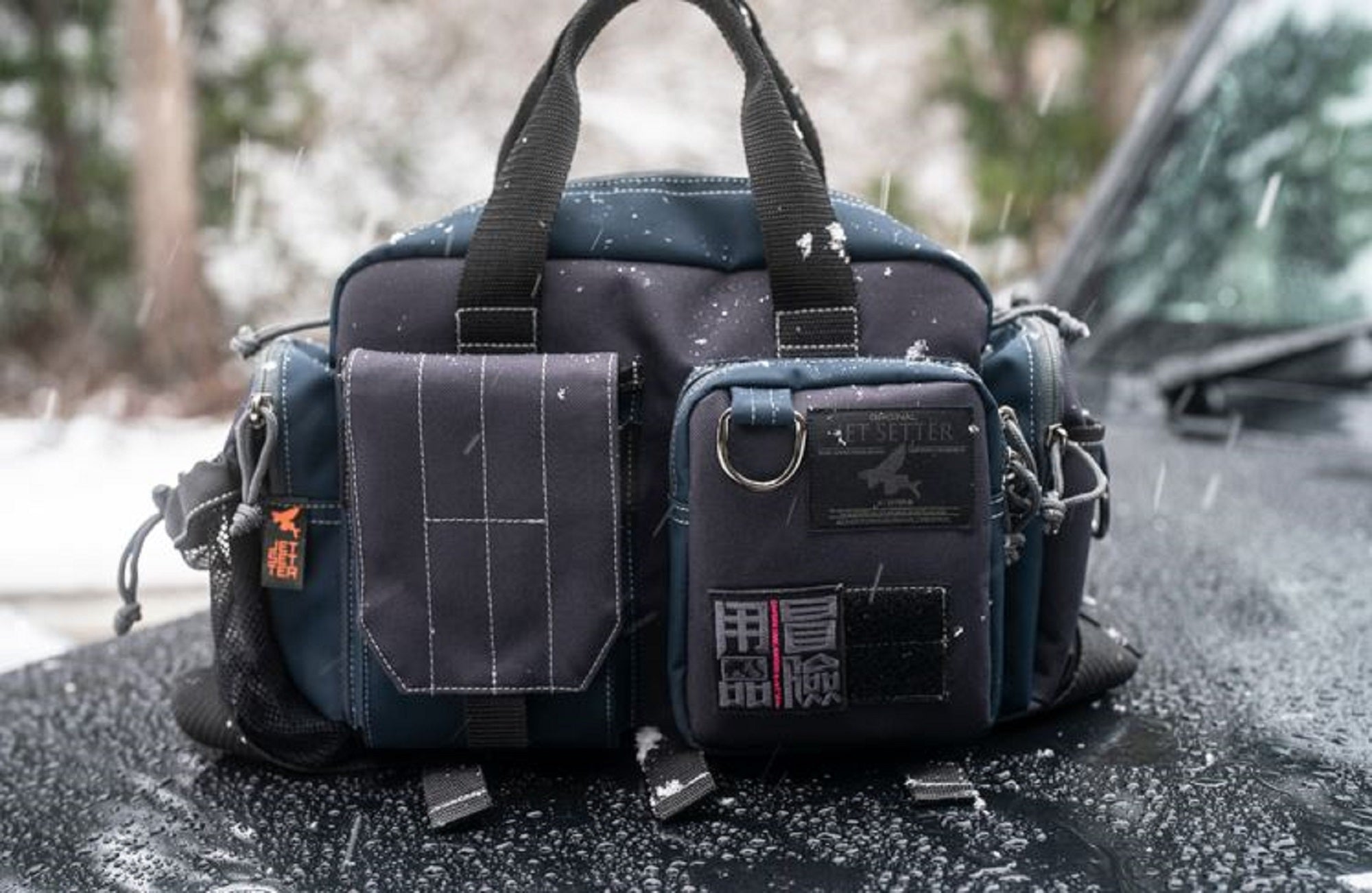 Jet Slow Shoulder Bag XL Blue (4290)