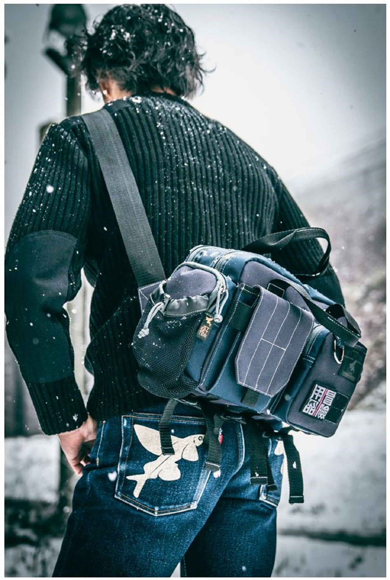 Jet Slow Shoulder Bag XL Blue (4290)